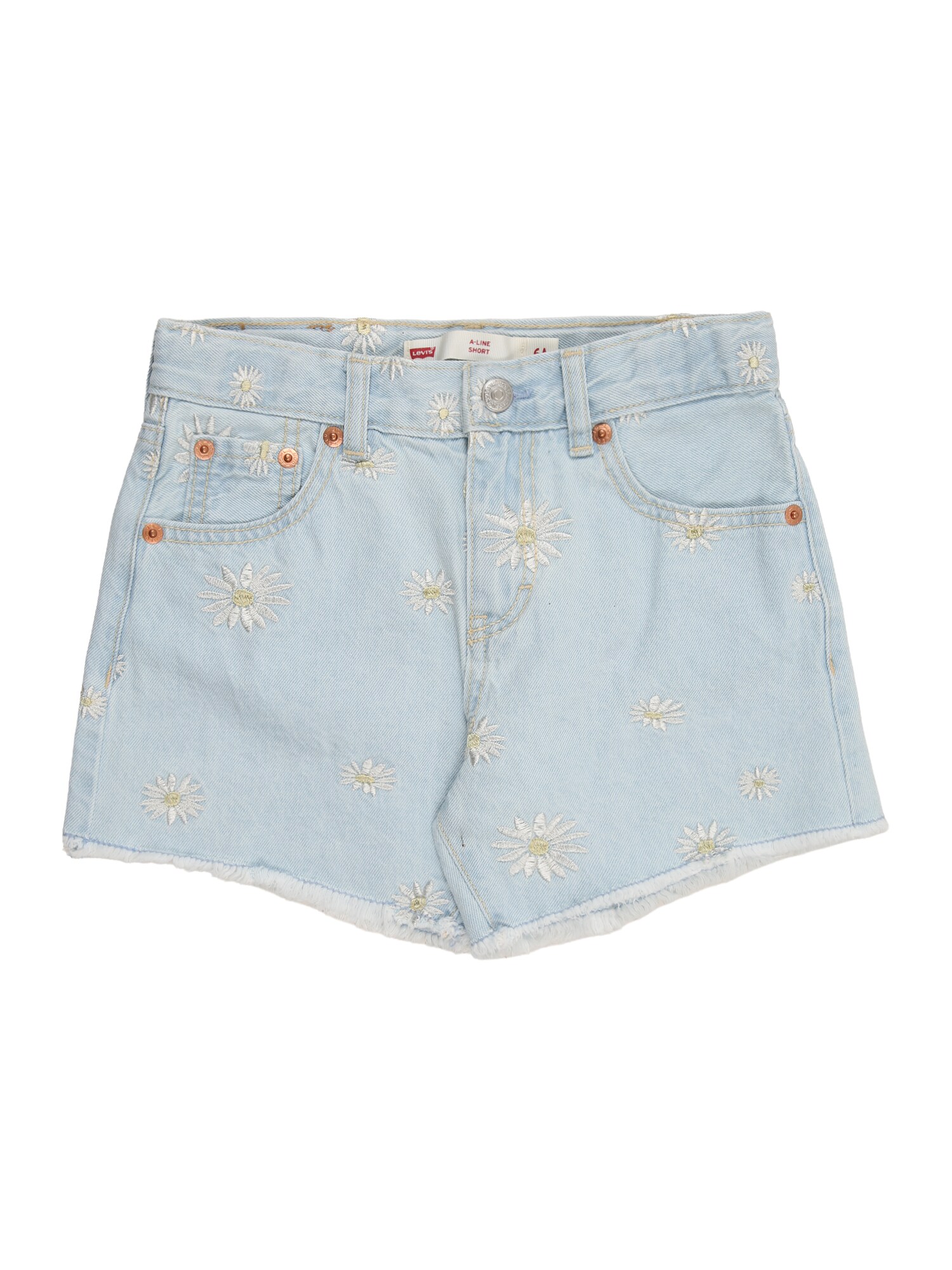 Levi's Kids Jeans 'DAISY'  albastru deschis / galben / alb