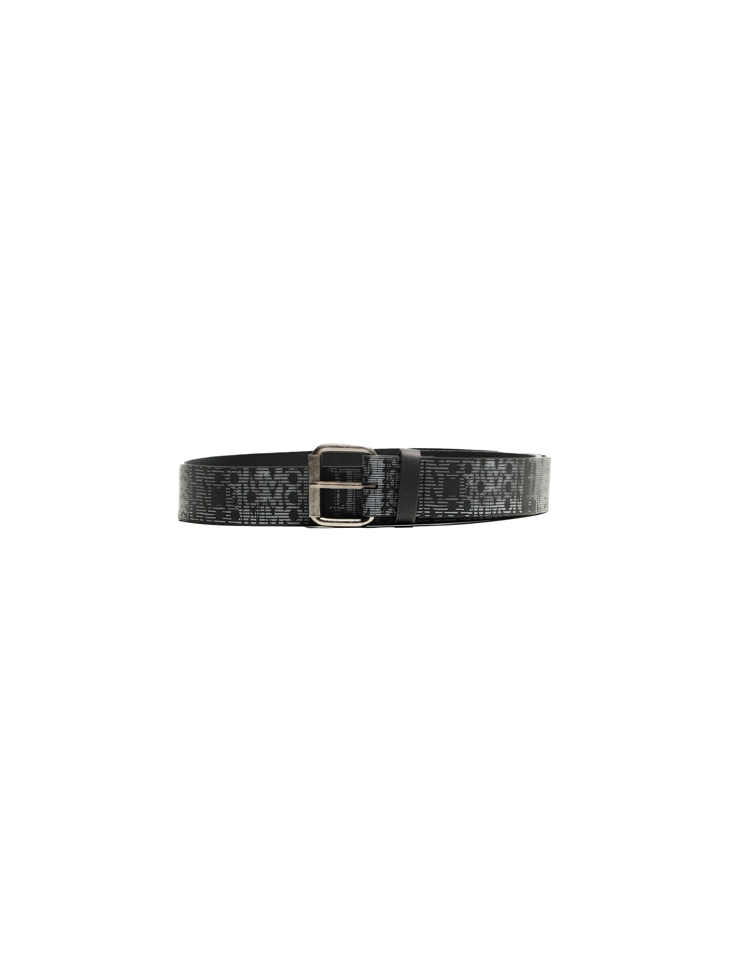 Bershka Curea UNCOMMON TIMES  gri / negru