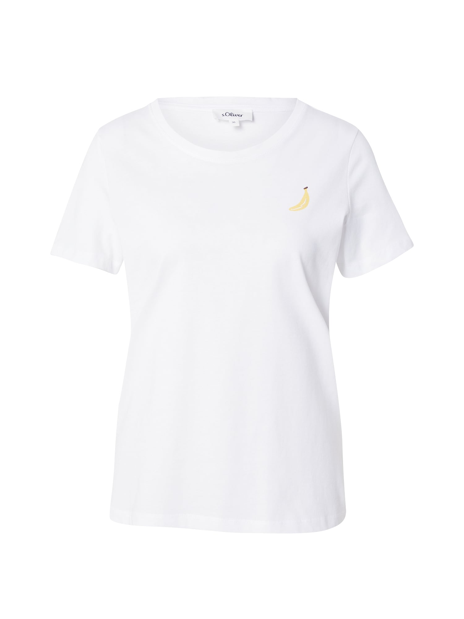 s.Oliver Tricou  galben / alb