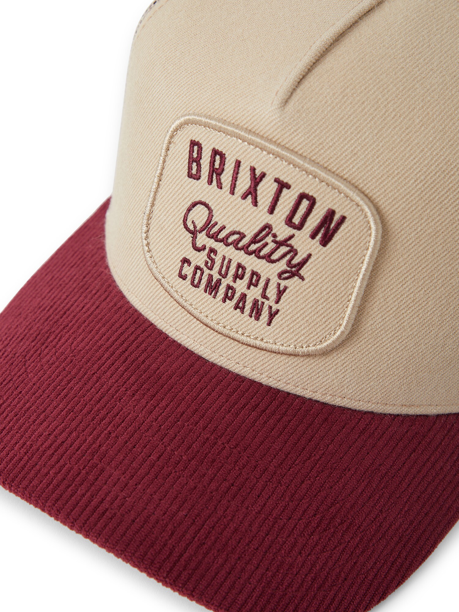 Brixton Gorra 'HUBAL' crema / burdeos – imagen 2
