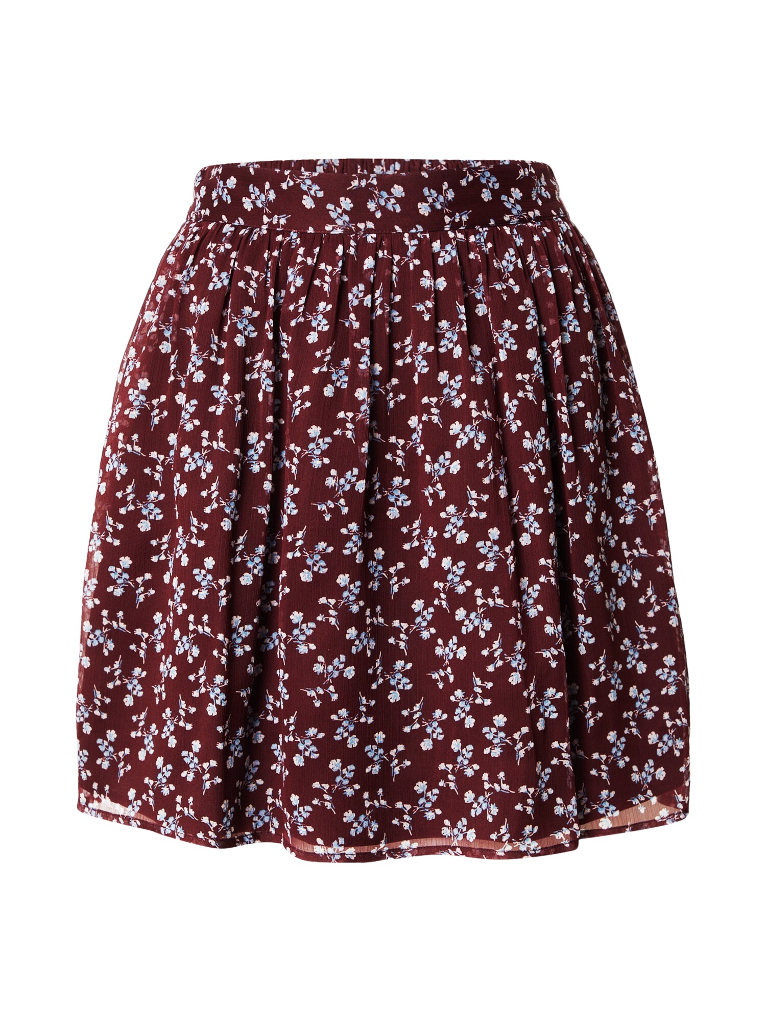 ABOUT YOU Fustă Lissi  ecru / albastru deschis / roșu bordeaux