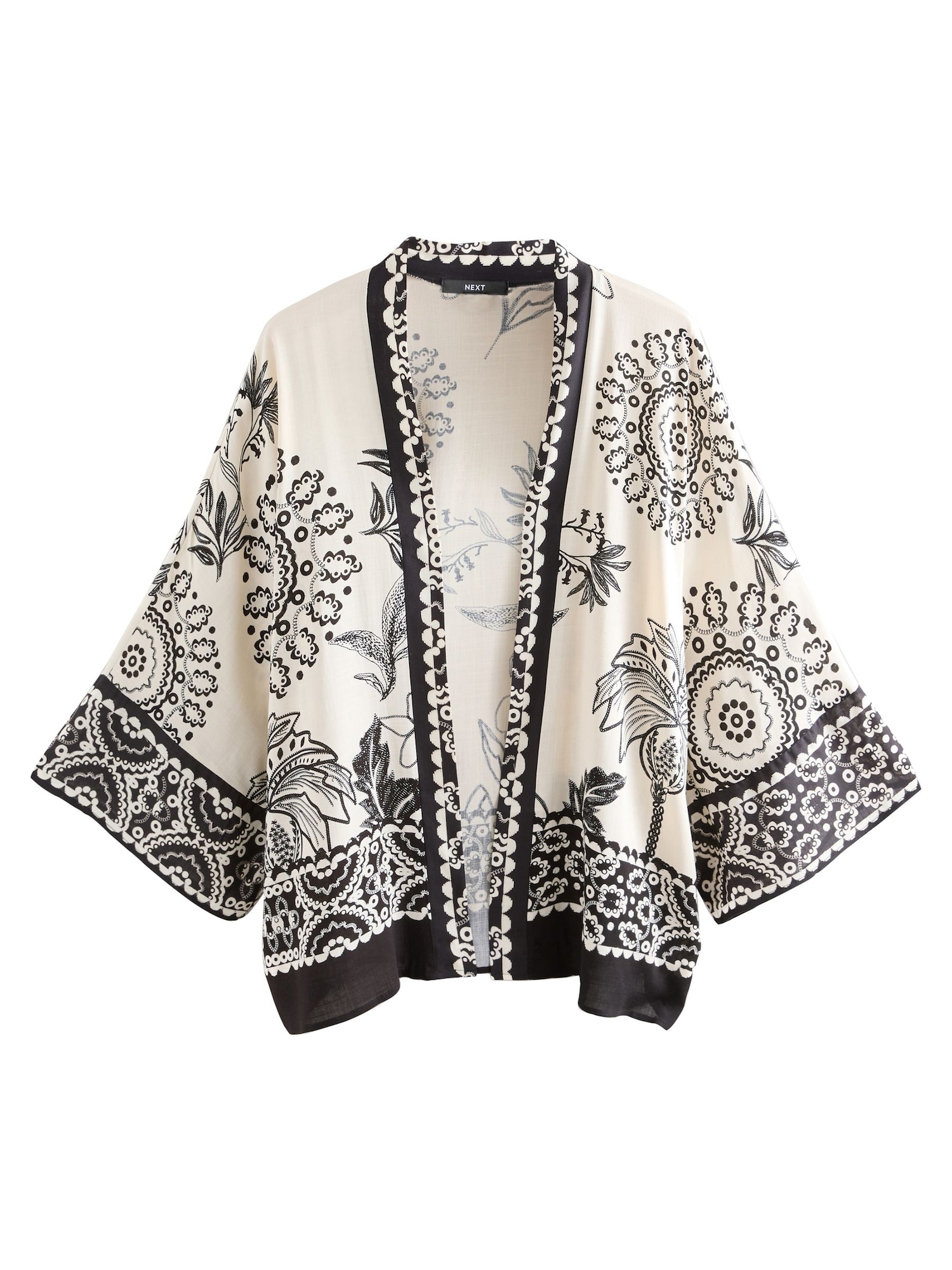 Next Chimono  negru / alb