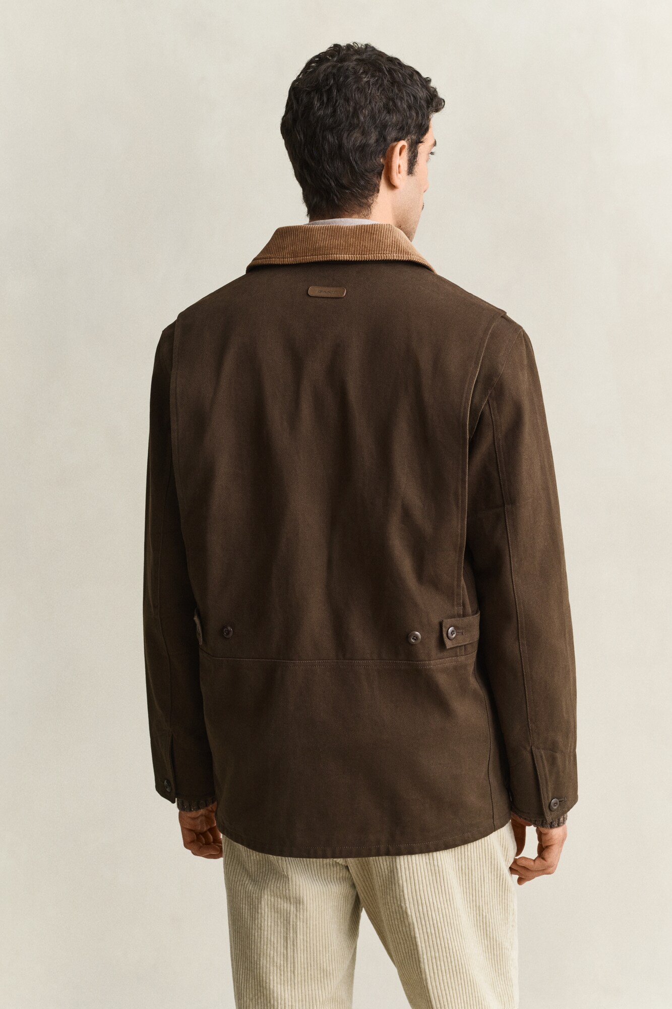 GANT Chaqueta de entretiempo 'MOLESKIN DECKER' caqui – imagen 3