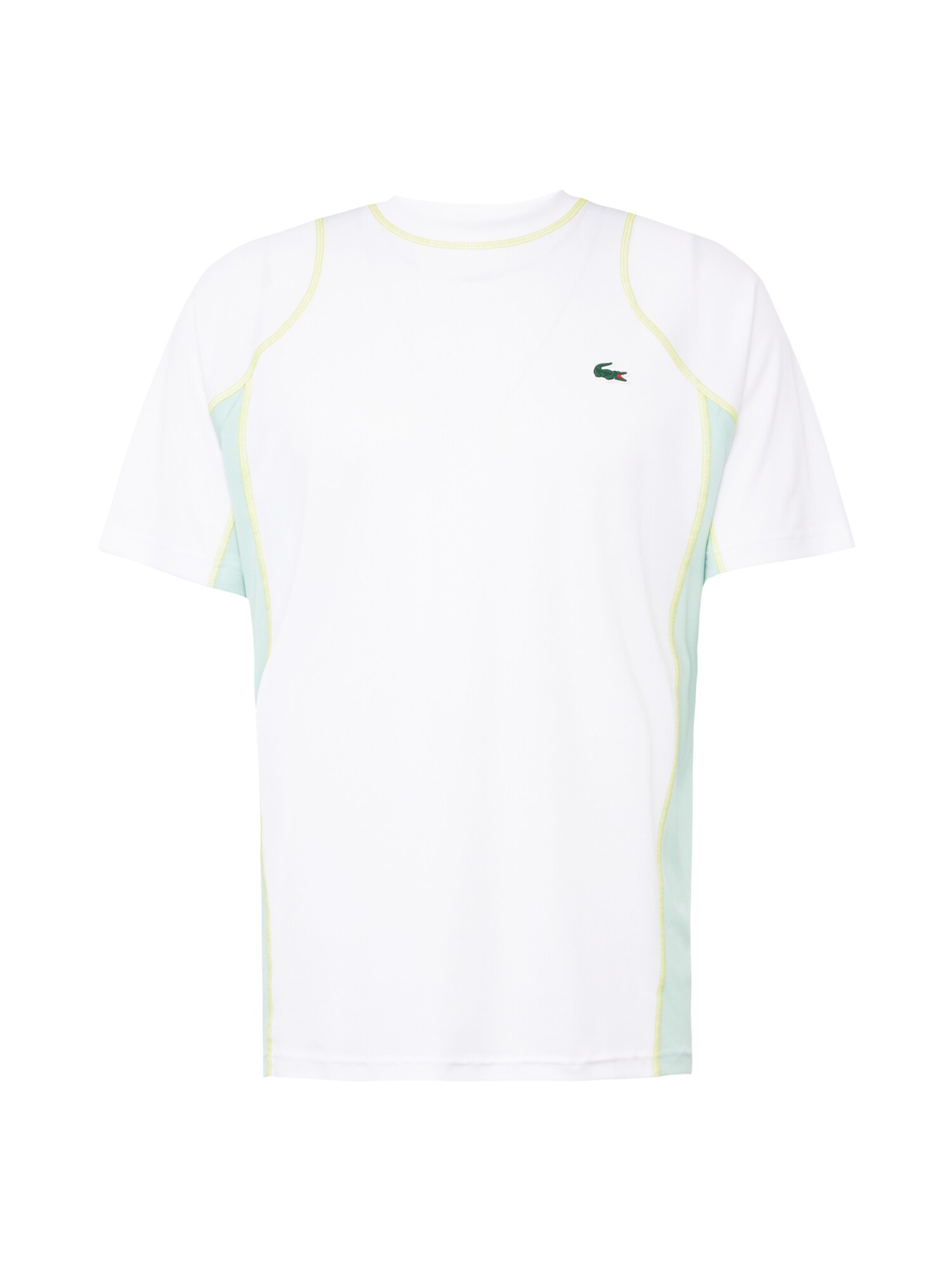 Lacoste Sport Функционална тениска  светлозелено / черно / бяло