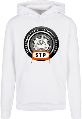 Merchcode Sweatshirt ‘Stone Temple Pilots – Interstate Love Song Tire’ Grijs / Oranje / Zwart / Wit