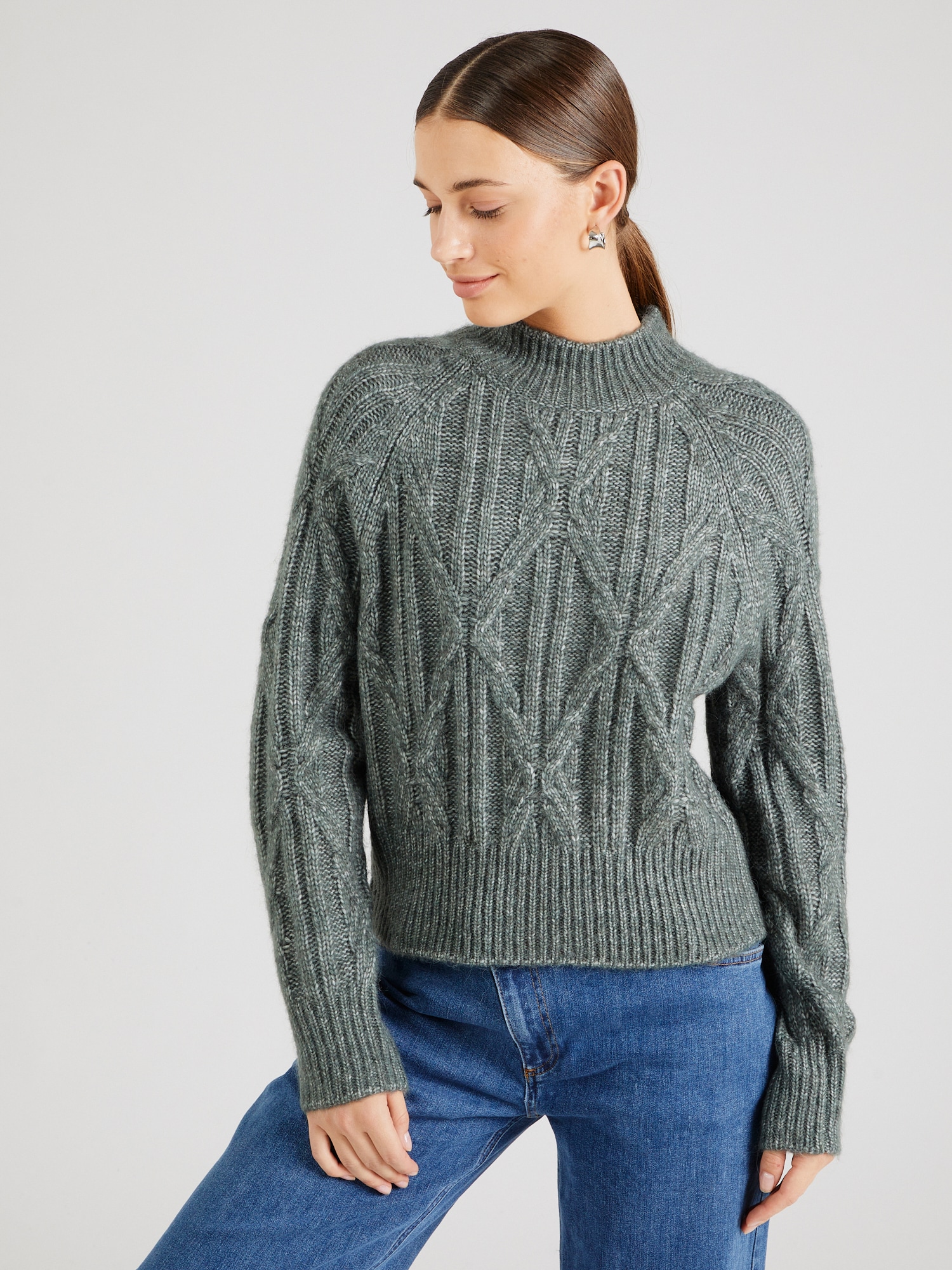 VERO MODA Pulóver 'Baily'  khaki termék 2. képe