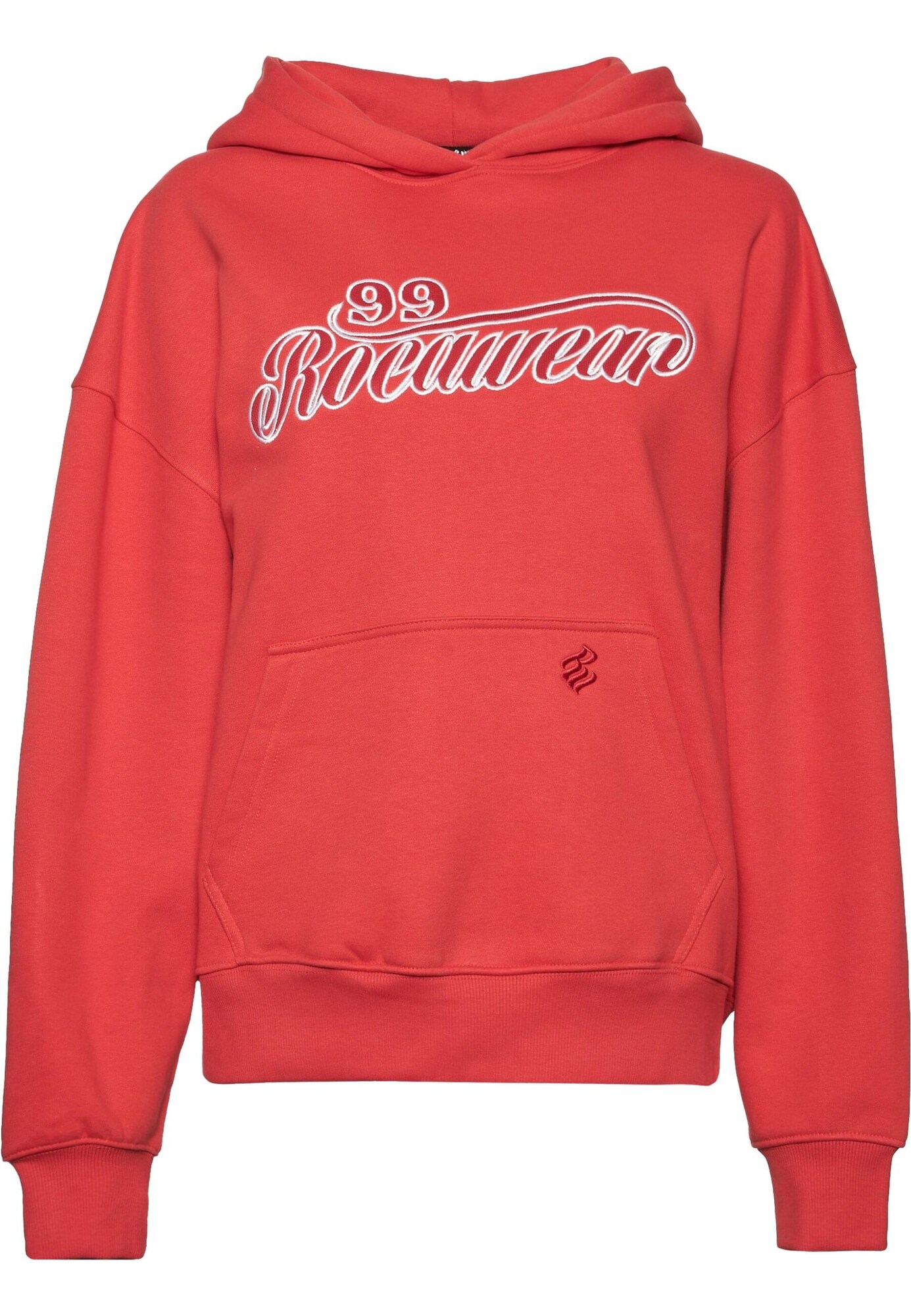 ROCAWEAR Tréning póló 'Cherry'  piros / fehér akciós termékkép 1