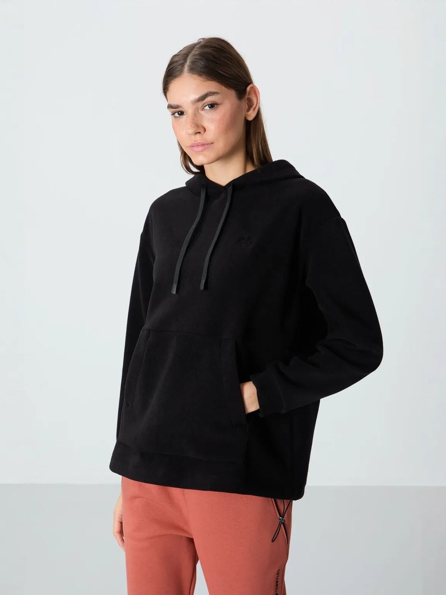 Tommy Life Sweater majica crna