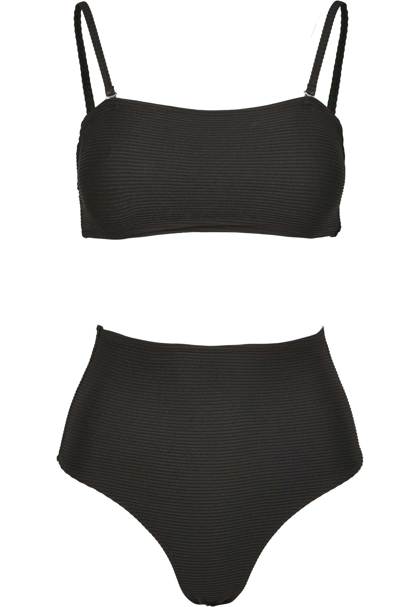 Urban Classics Costum de baie două piese  negru