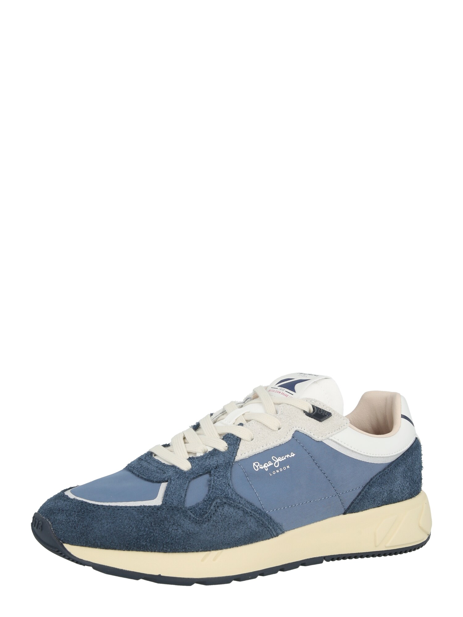 Pepe Jeans Sneaker low 'MARLON'  bleumarin / albastru denim / alb