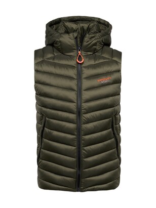 Superdry Bodywarmer ‘FUJI’ Donkergroen