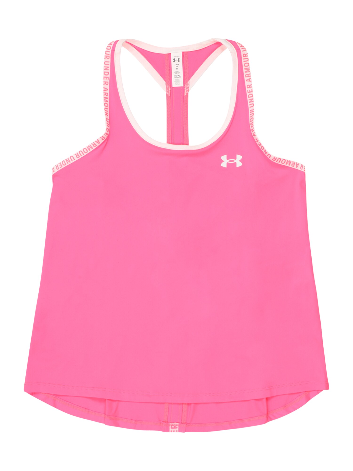 UNDER ARMOUR Tričko 'Knockout'  ružová / ružová / biela