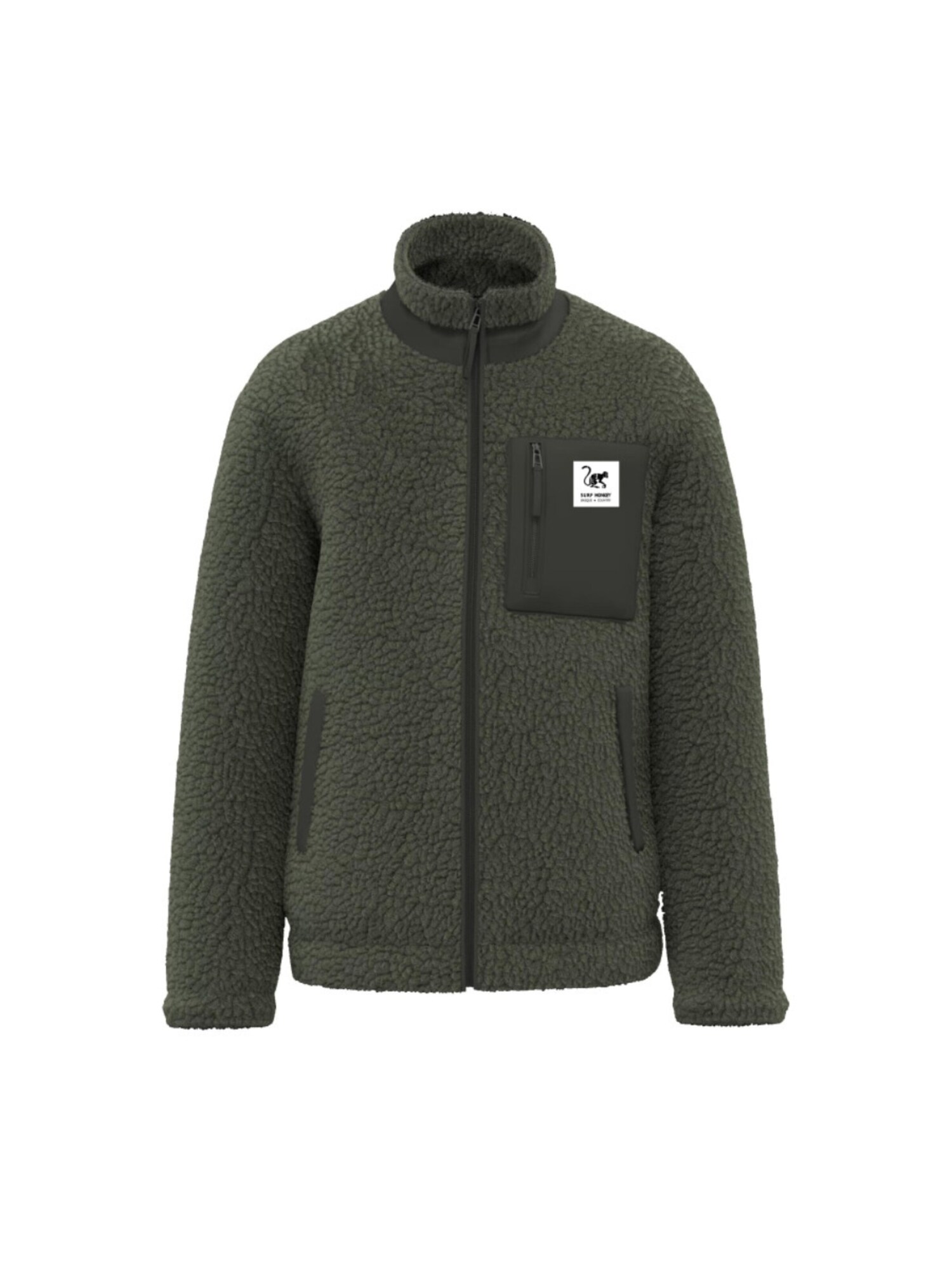 Surf Monkey Flis jakna tamno zelena