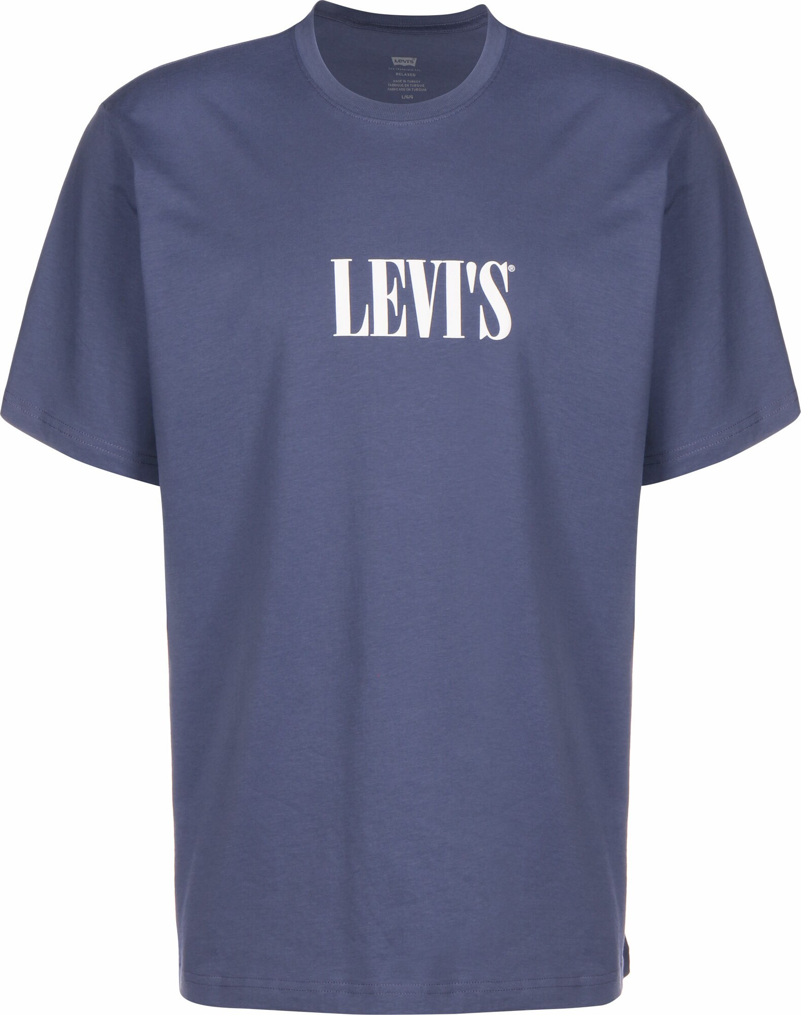 LEVI'S Marškinėliai  balta / mėlyna