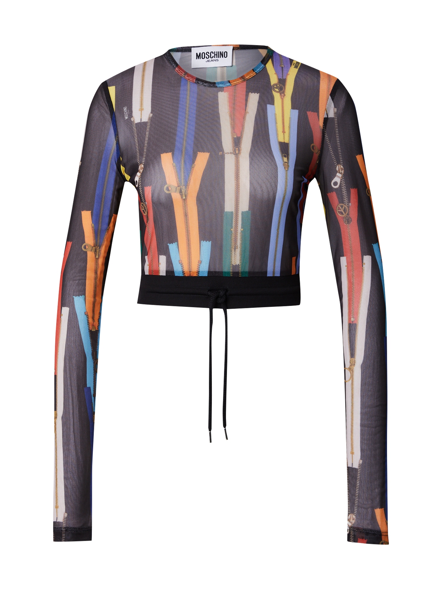 Moschino Jeans Tričko  modrá / oranžová / červená / čierna