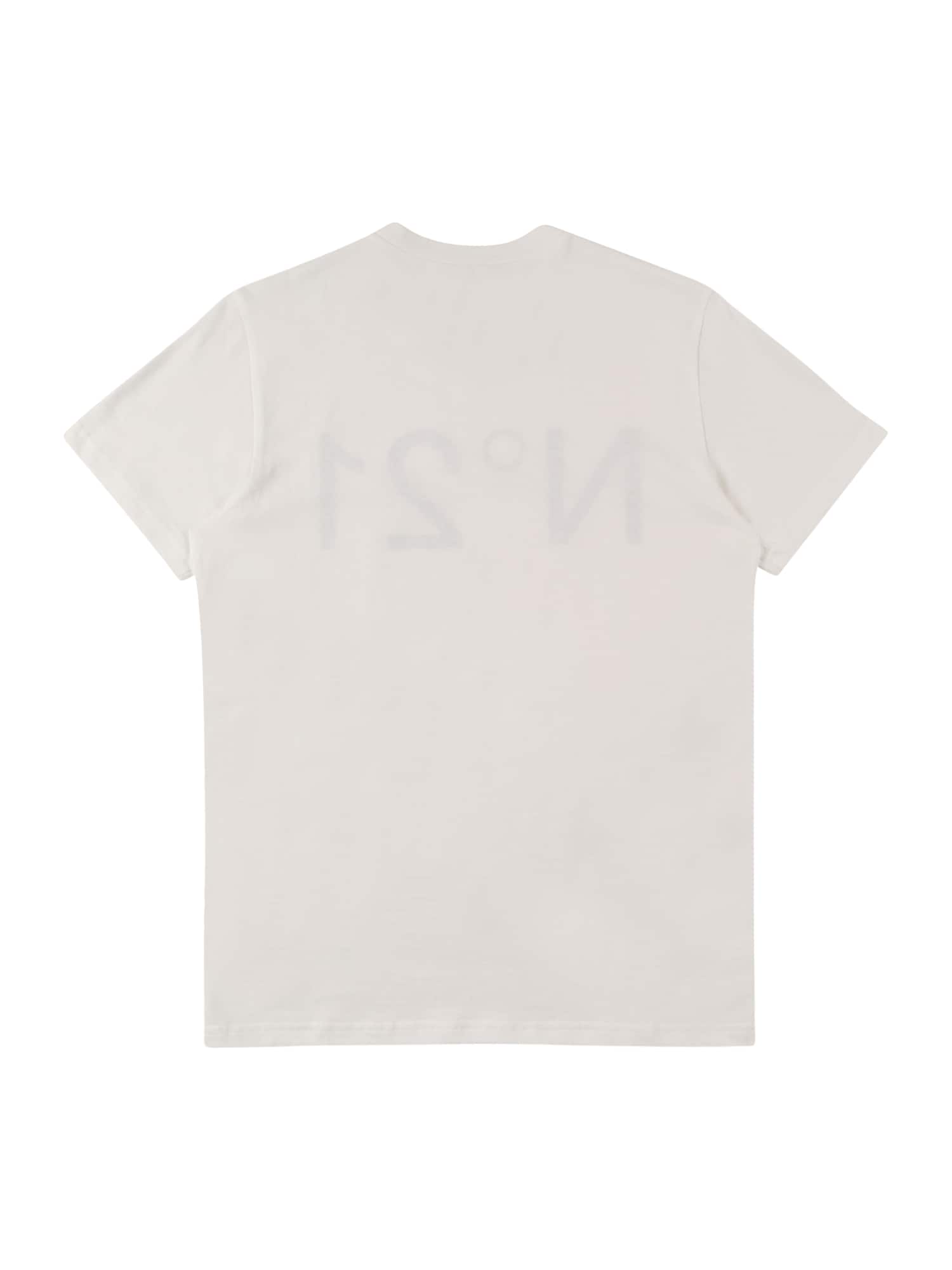 N°21 T-Shirt  blanc cassé / noir