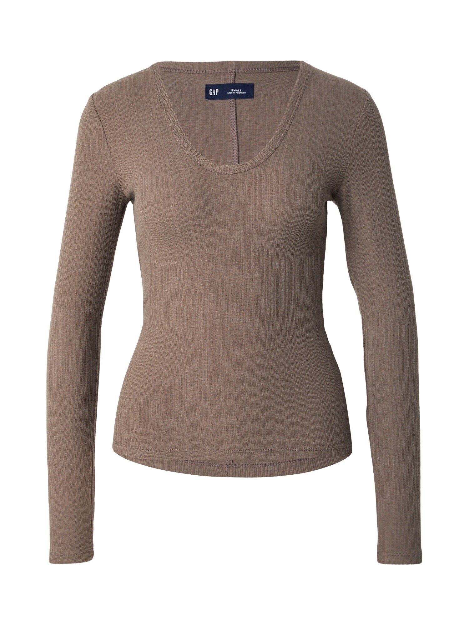 GAP Tricou LUXE MOD  maro mokka