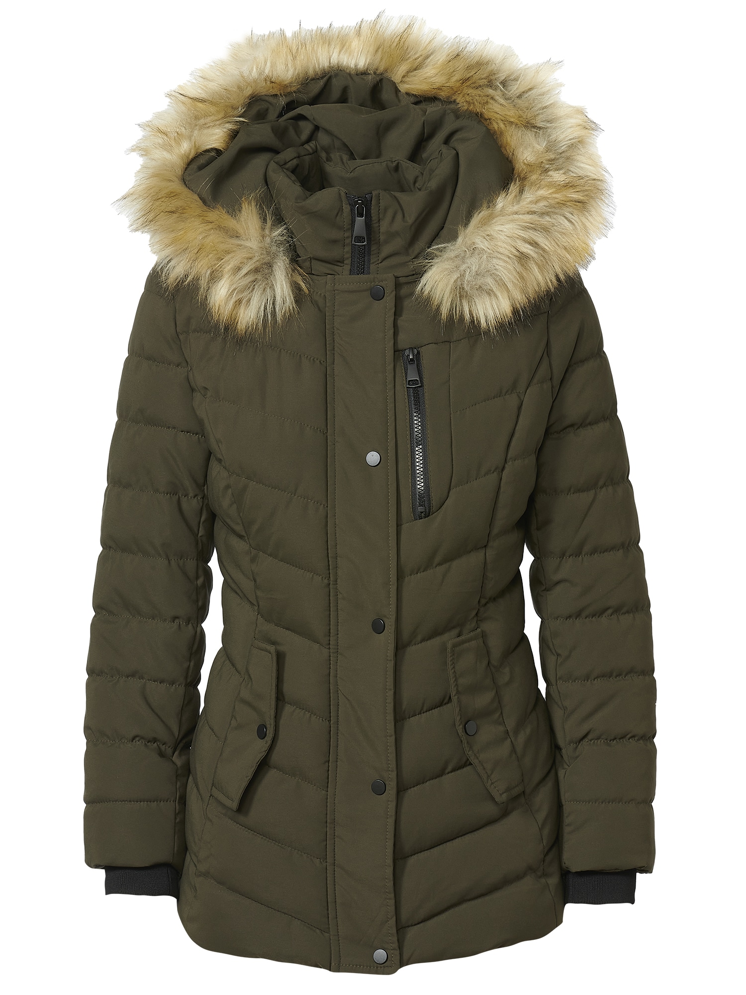 KOROSHI Téli parka  bézs / khaki akciós termékkép 1