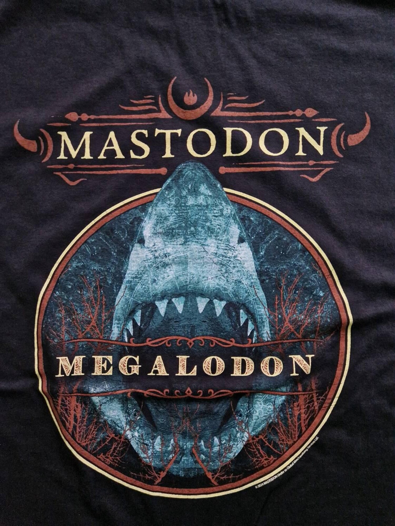 Mastodon Camiseta 'Mastodon Megaldon T-Shirt'  negro – imagen 3