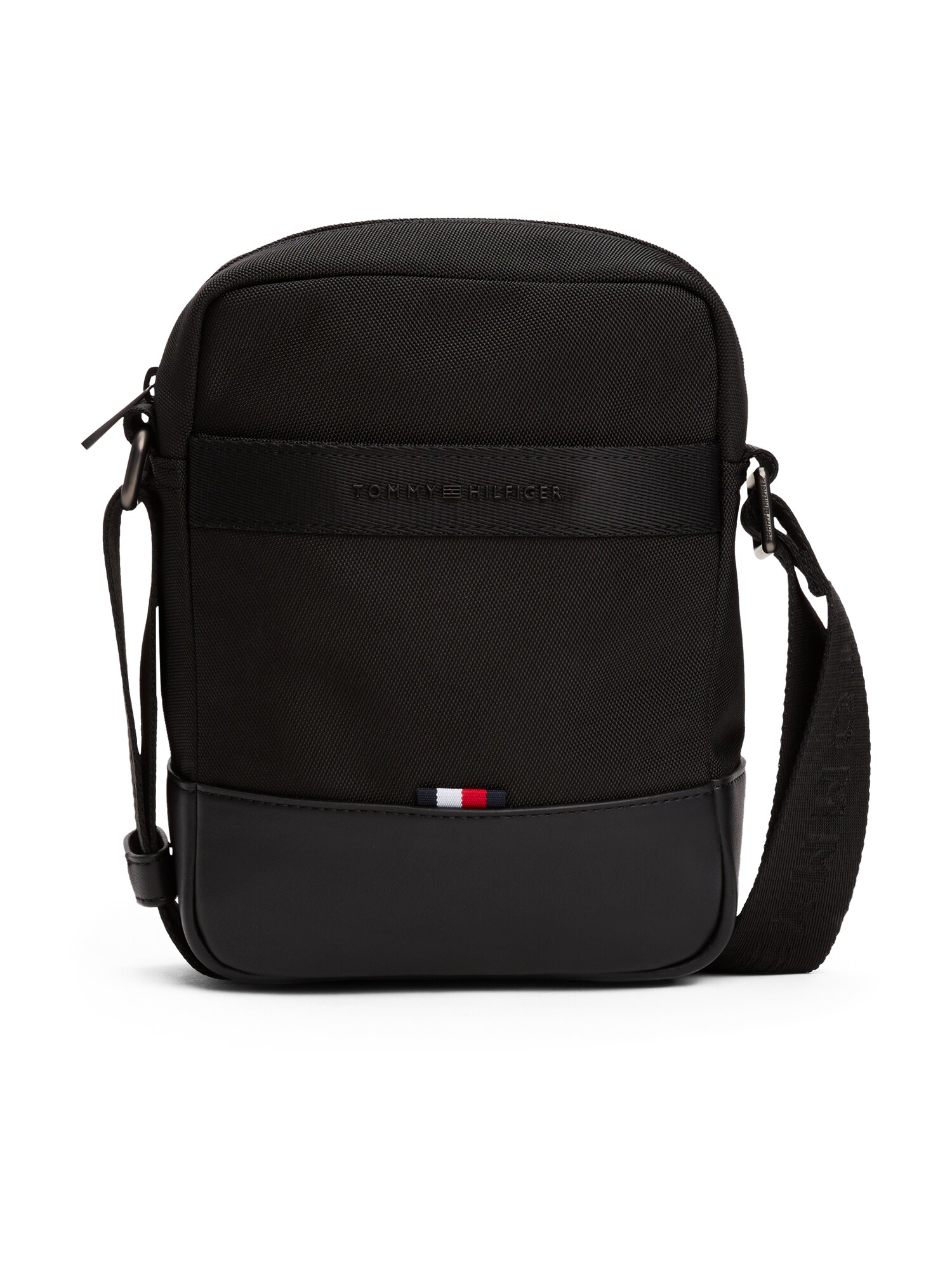 TOMMY HILFIGER Válltáska  vörösáfonya / fekete / fehér akciós termékkép 1