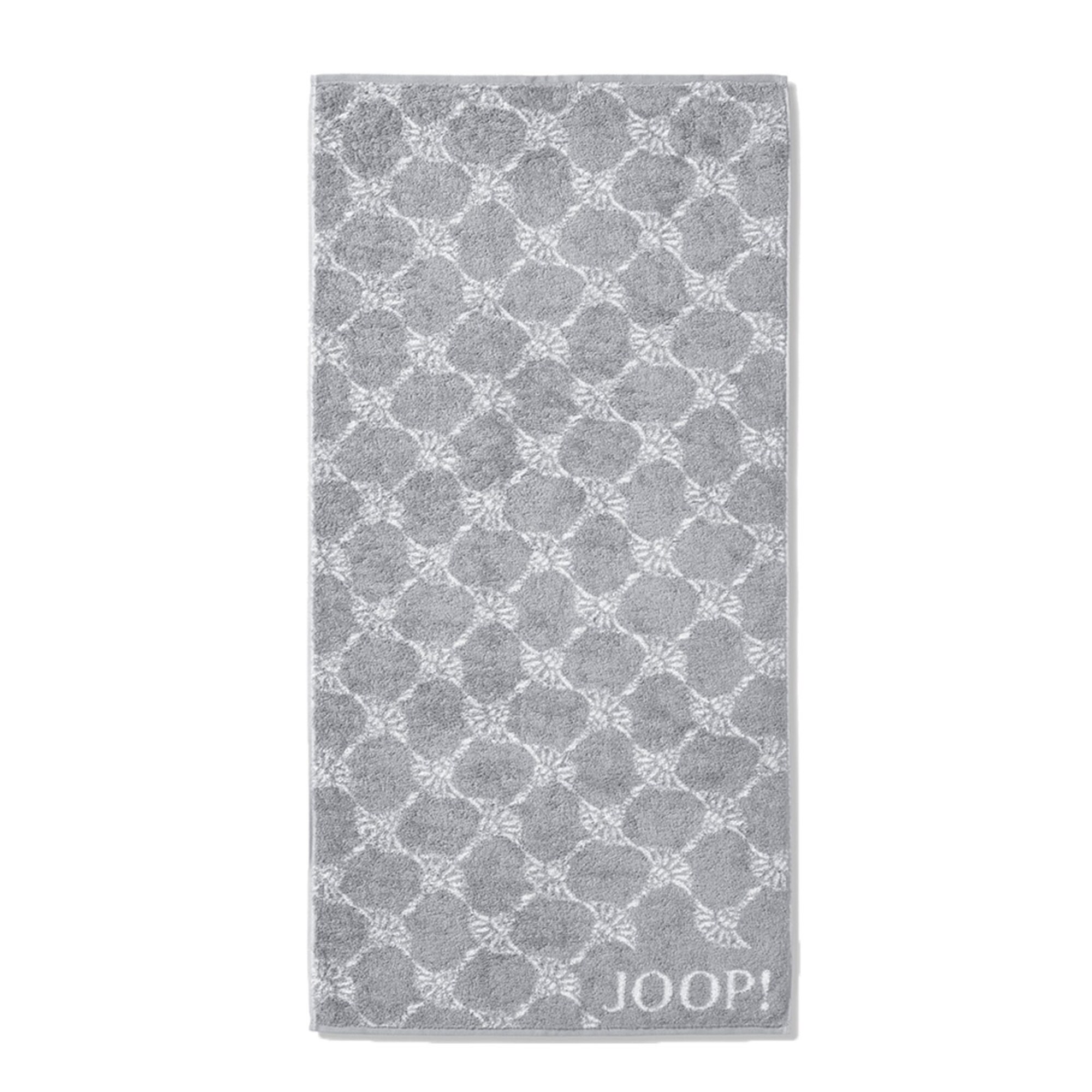 JOOP! Toalla gris claro / blanco
