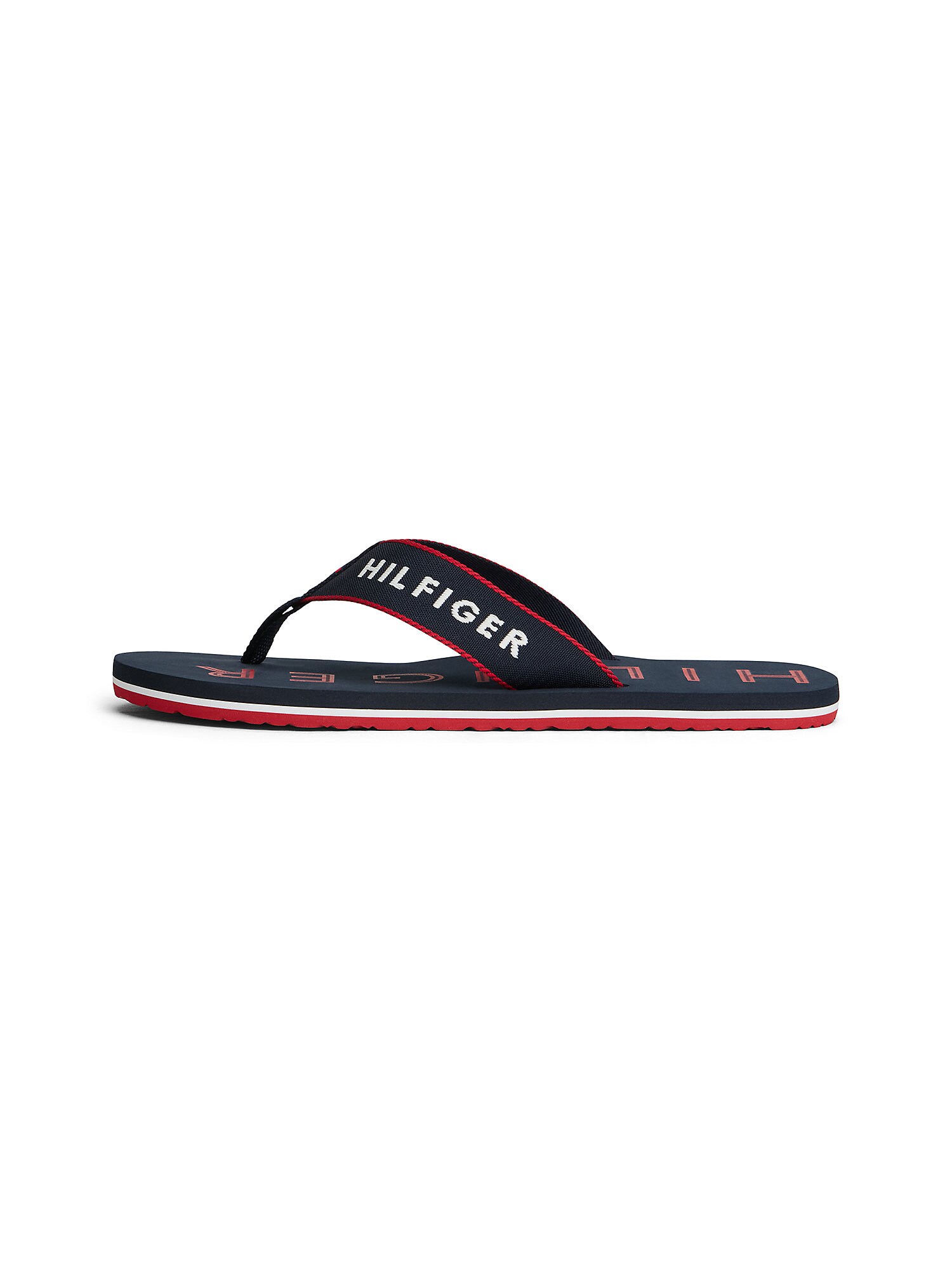 TOMMY HILFIGER Japanke  tamno plava / crvena / bijela
