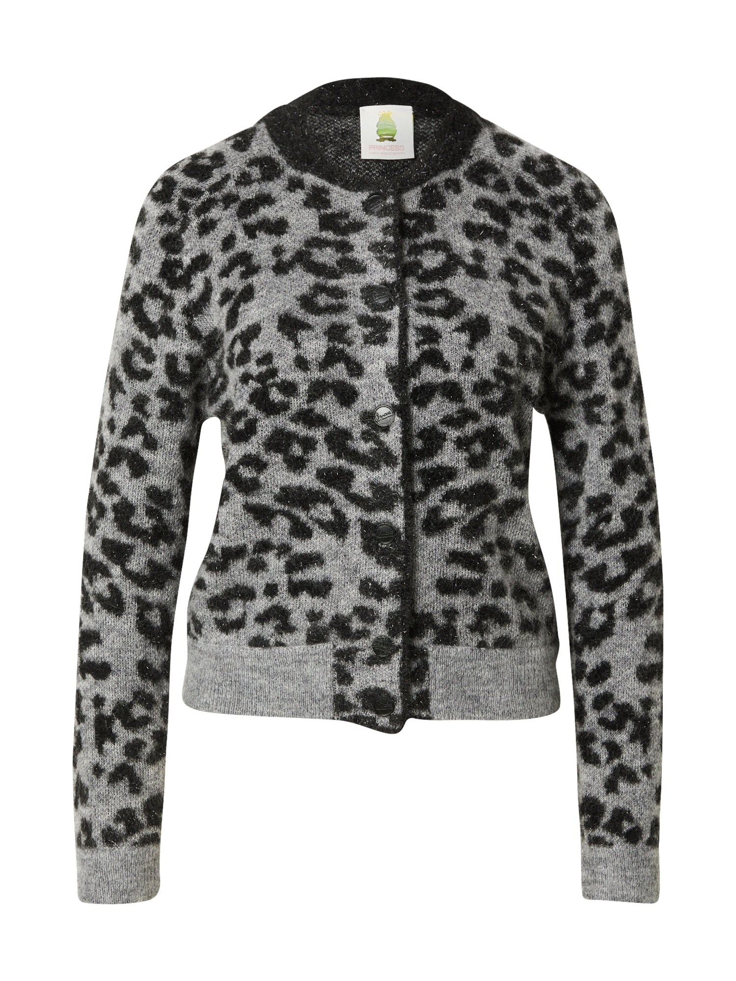 PRINCESS GOES HOLLYWOOD Geacă tricotată  gri metalic / gri deschis