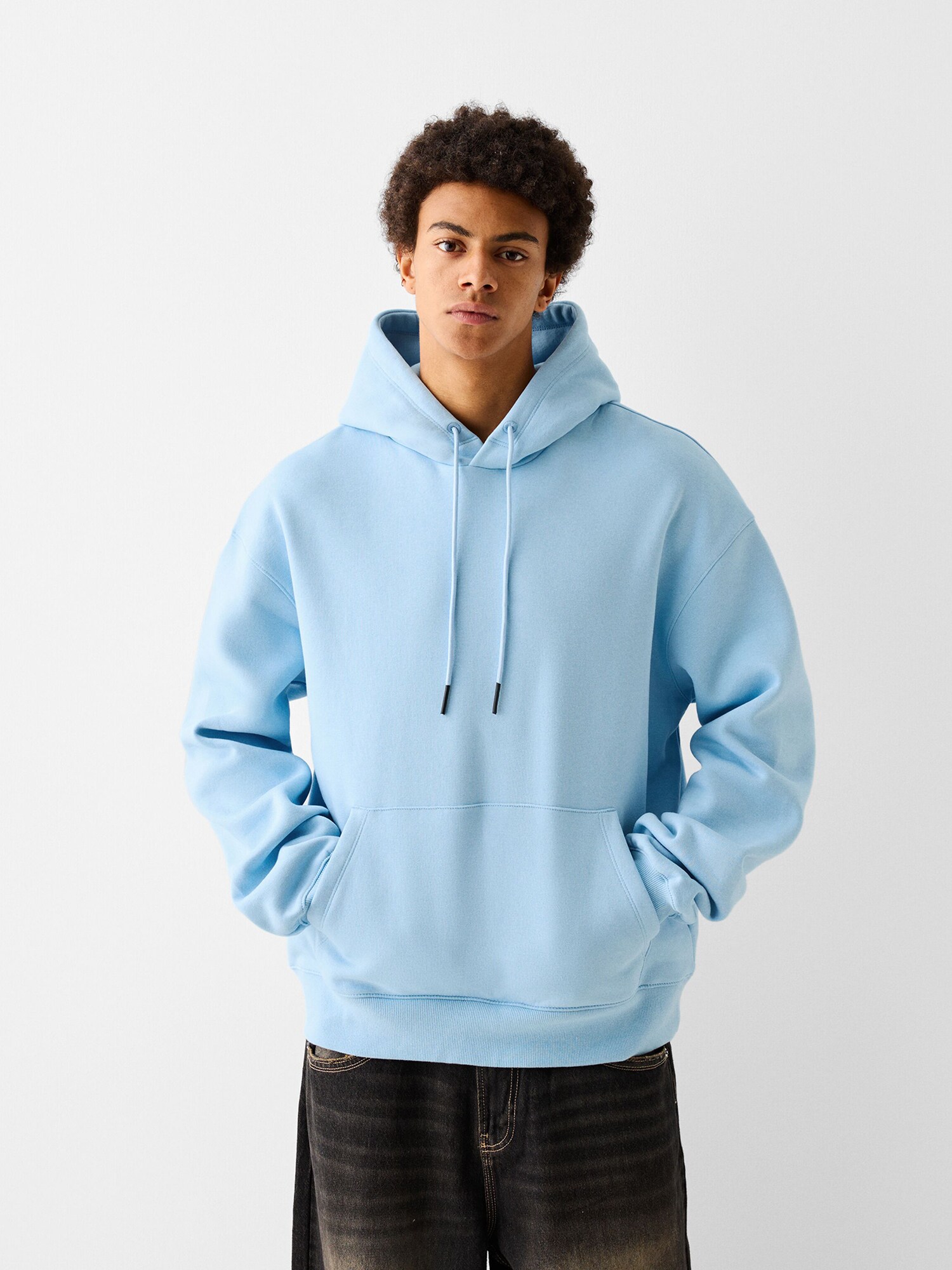 Bershka Tréning póló  világoskék termék 2. képe