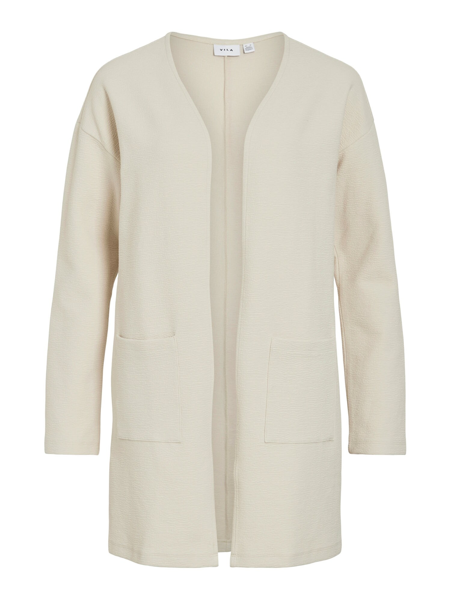 VILA Geacă tricotată VIGARDEN  bej
