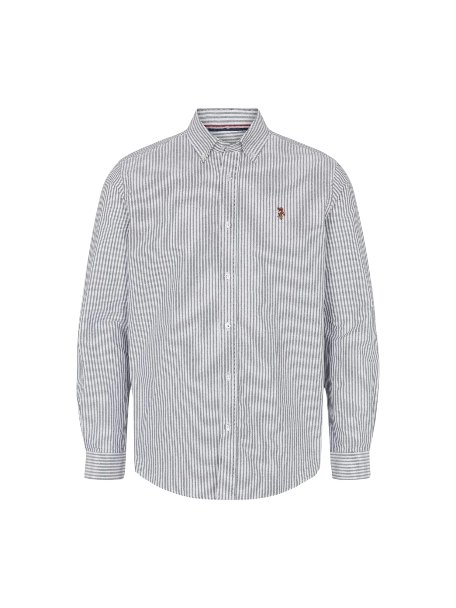 U.S. POLO ASSN. Cămașă 'UMARMIN'  maro / gri amestecat / roșu vin / alb
