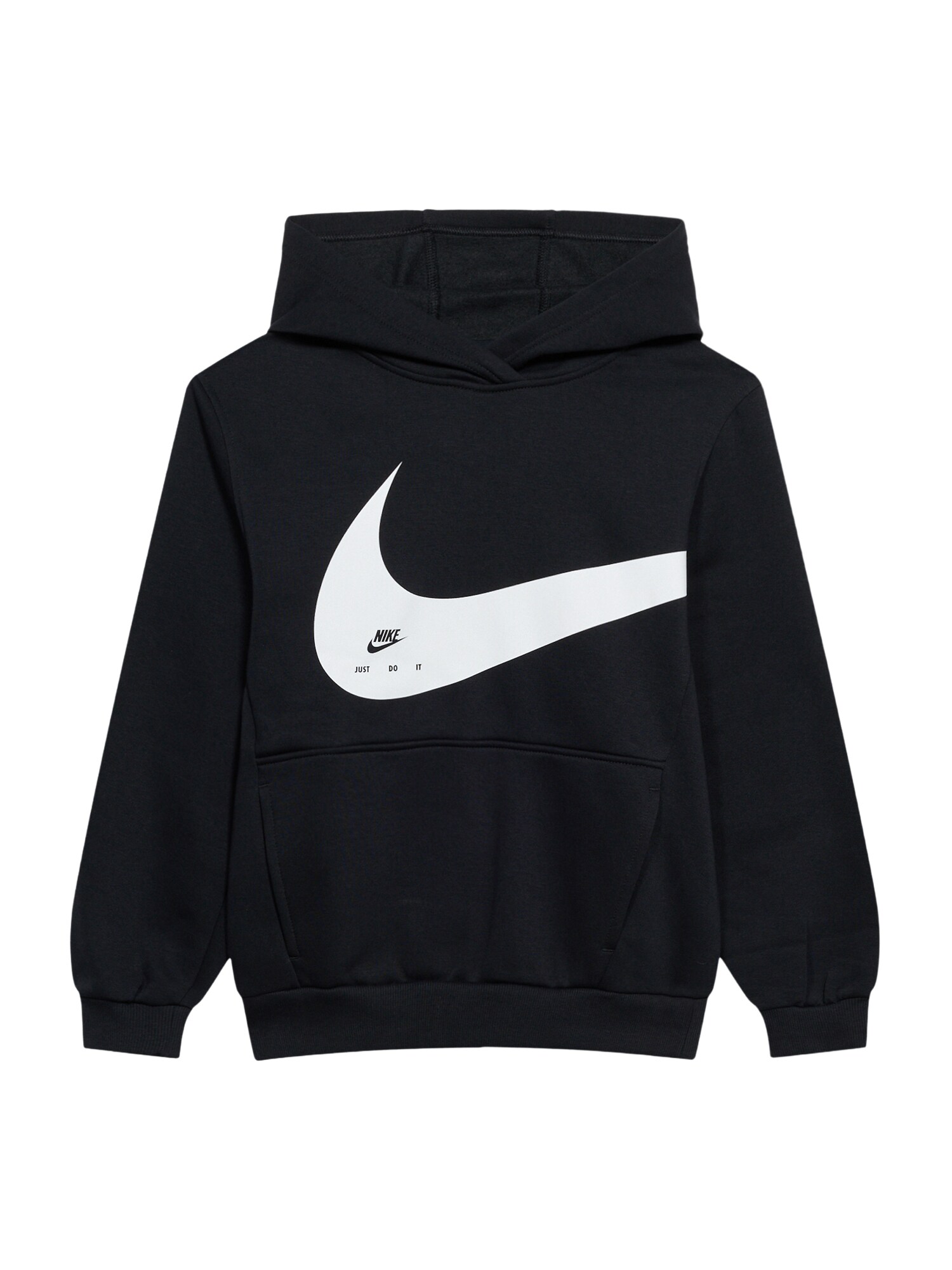 Nike Sportswear Mikina 'CLUB'  čierna / biela