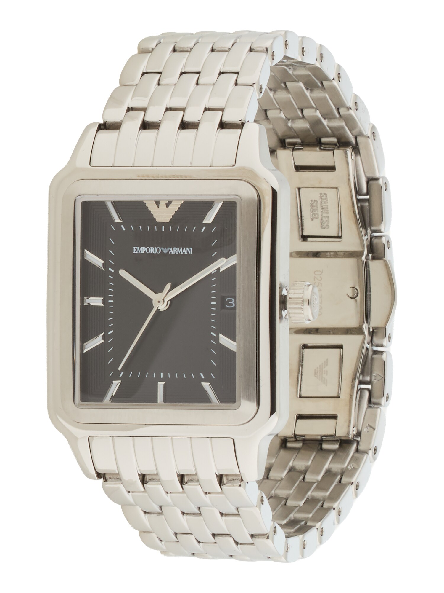 Emporio Armani Ceas analogic  negru / argintiu