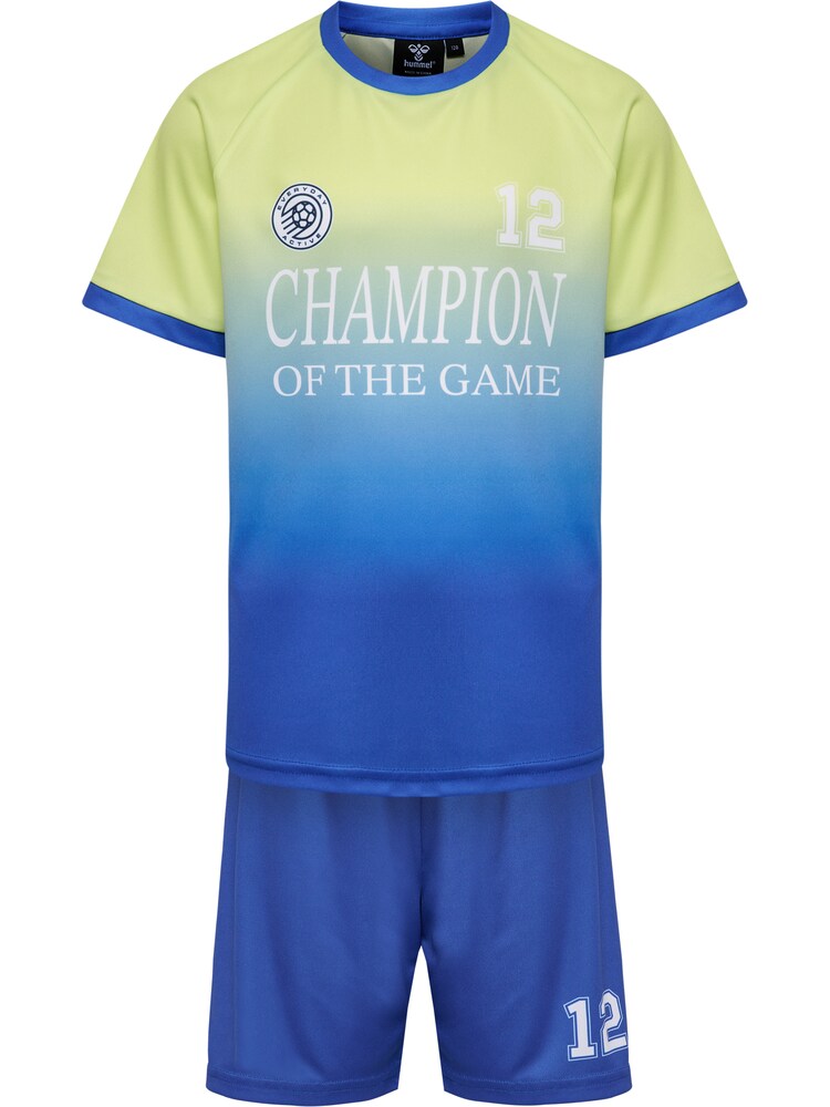 Hummel Set Jungen Größe XXXS blau / neongrün / weiß