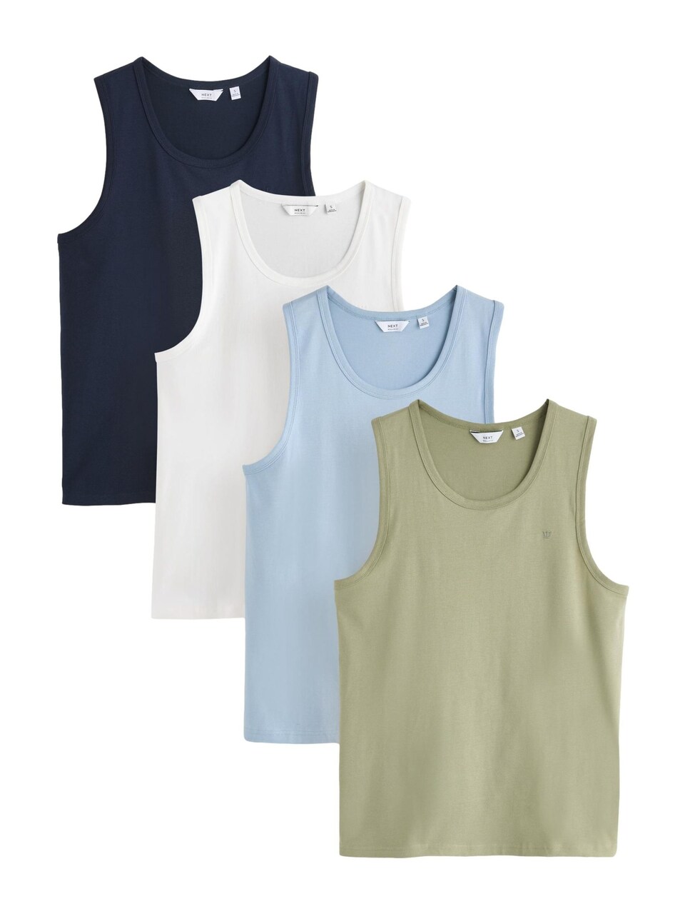 T-shirt marinblå / ljusblå / khaki
