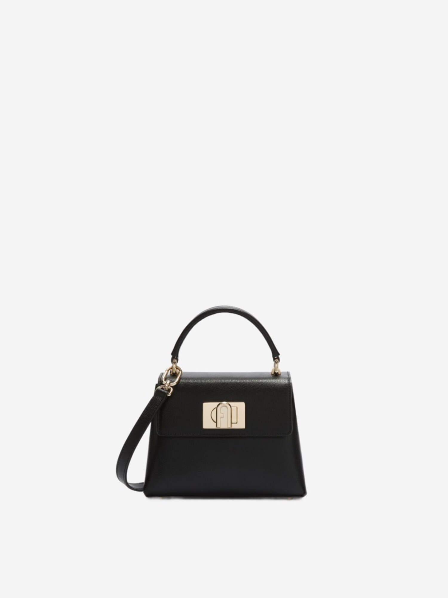 FURLA Bolso de mano '1927 Cuir'  negro