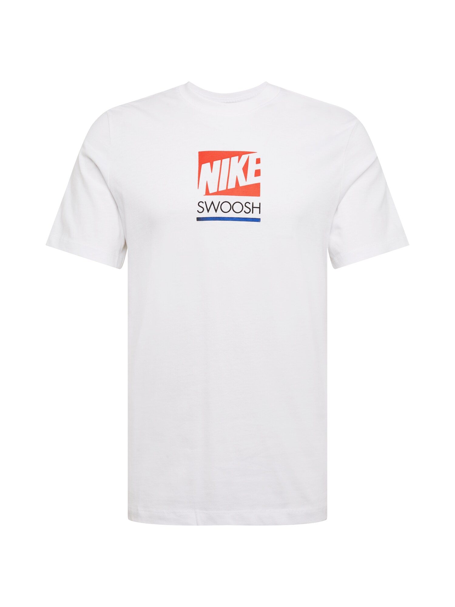 Nike Sportswear Marškinėliai  balta / šviesiai raudona / mėlyna / juoda