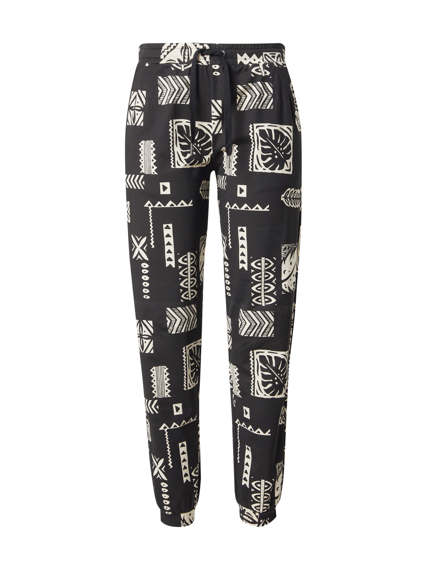 Iriedaily Pantaloni La Compa  crem / negru