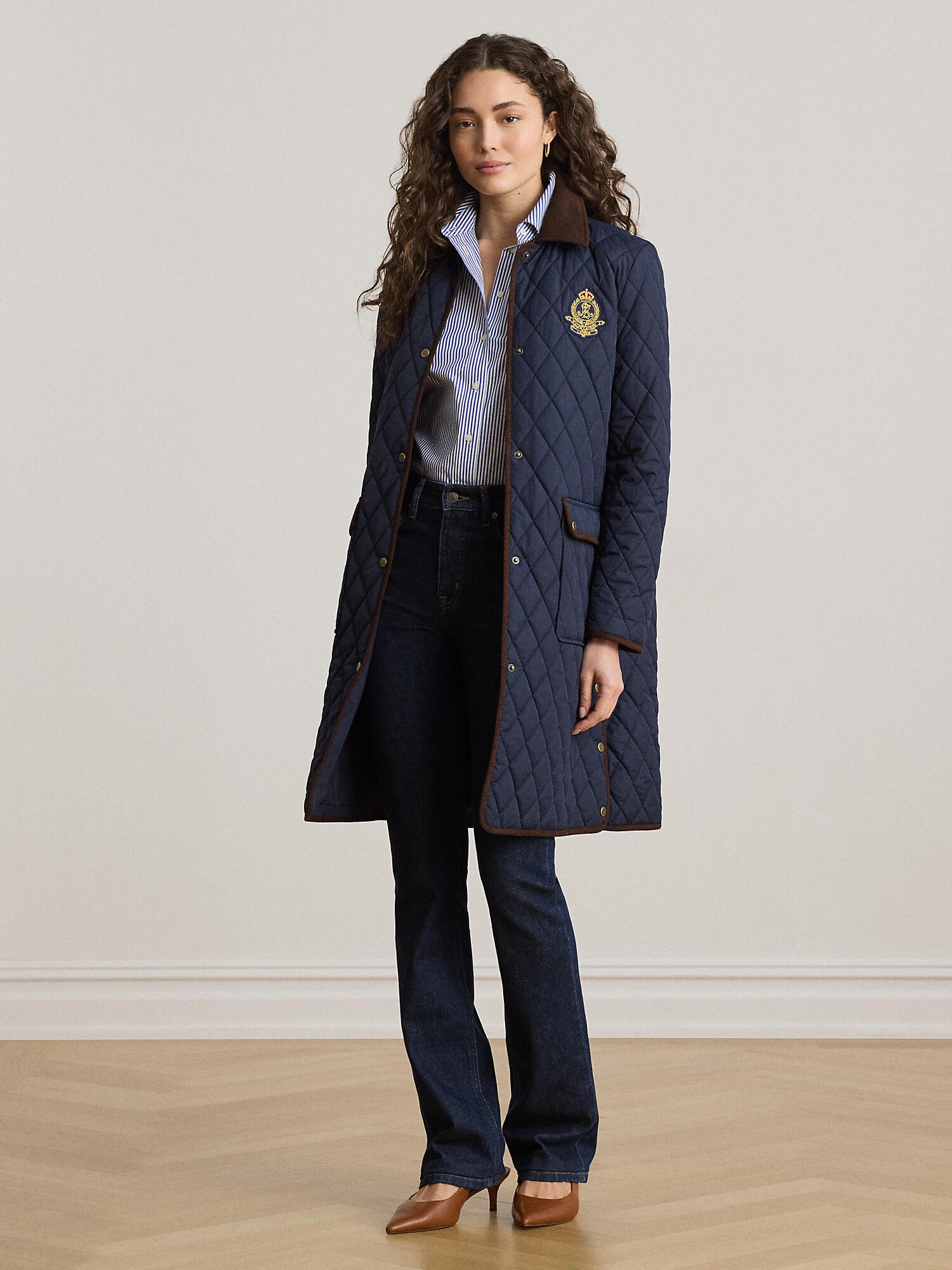 Lauren Ralph Lauren Abrigo de entretiempo  navy – imagen 16
