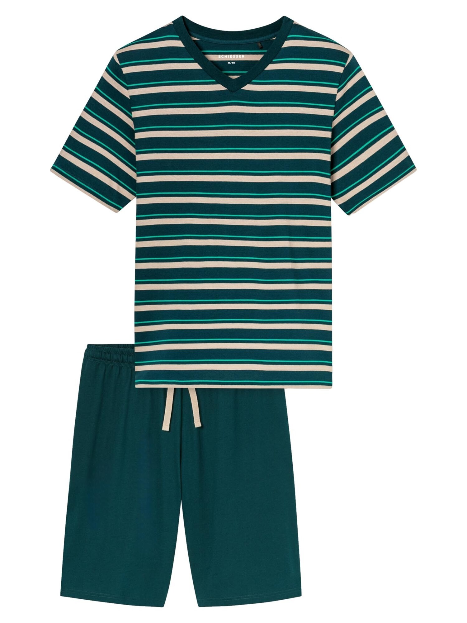 Schiesser Pyjama Kurz Casual Nightwear