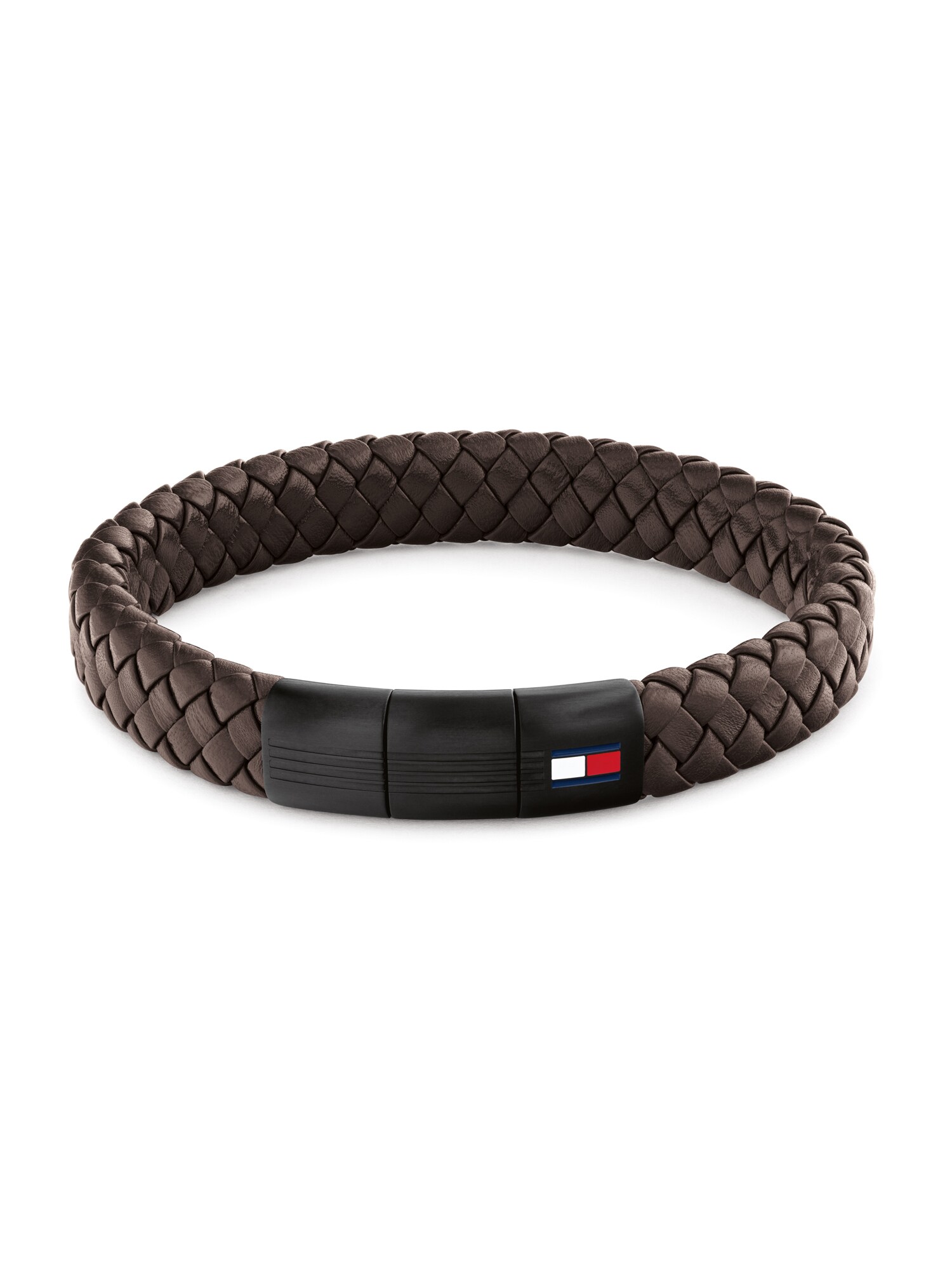 TOMMY HILFIGER Brățară  maro închis / roșu / negru / alb