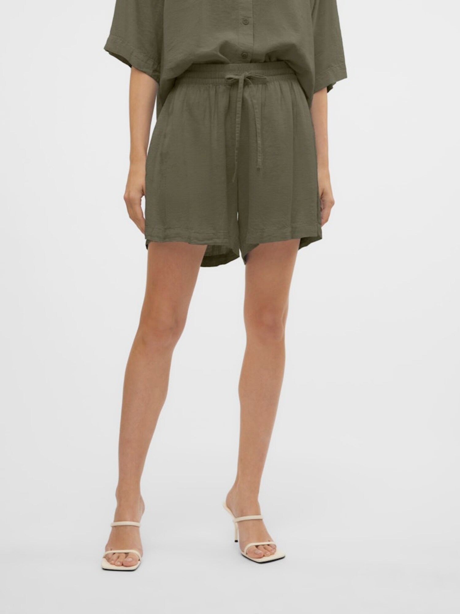 VERO MODA Nohavice 'VMLinn' kaki (obrázok 6)