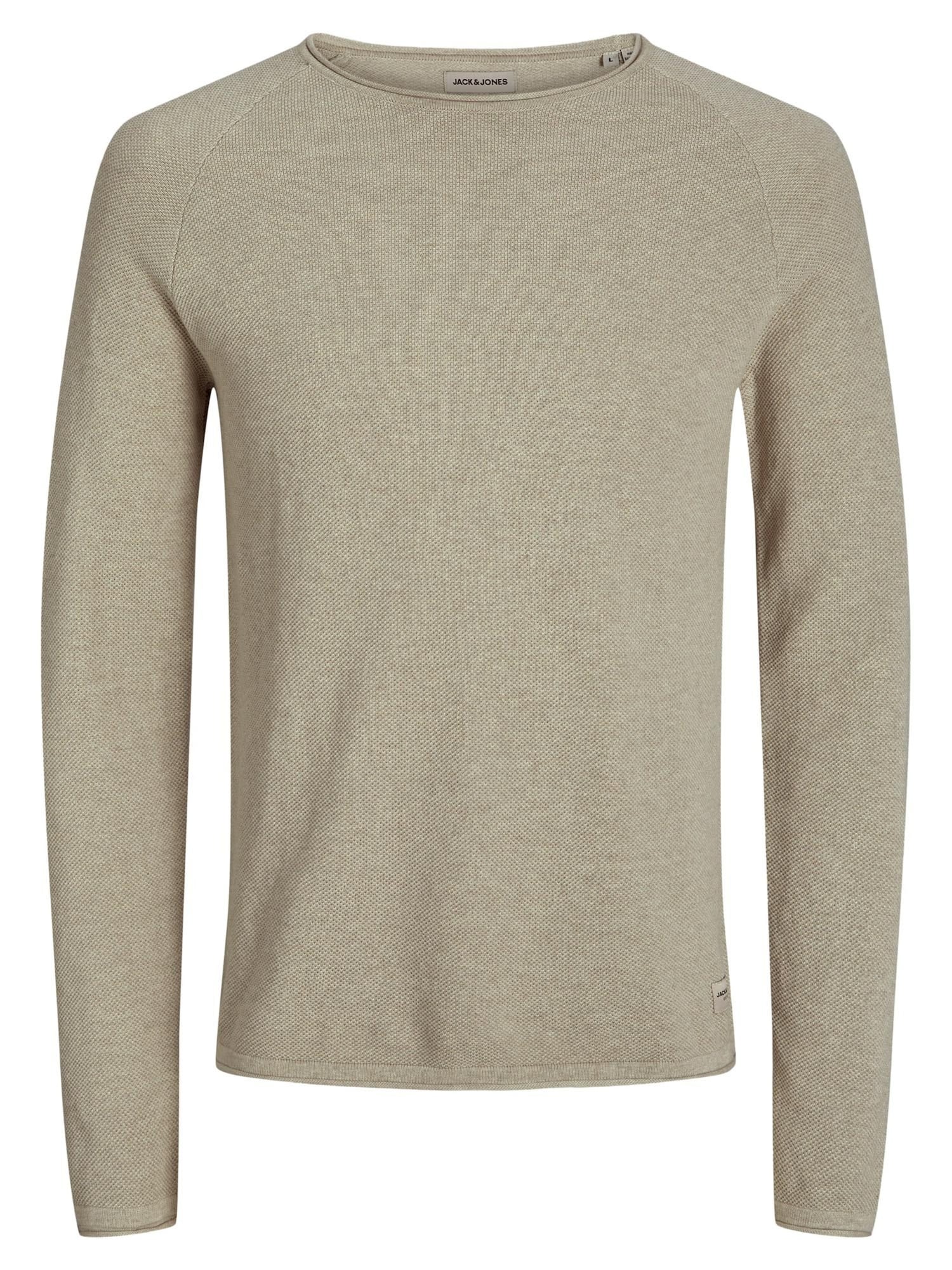 JACK & JONES Pulover 'JJEHill'  bež
