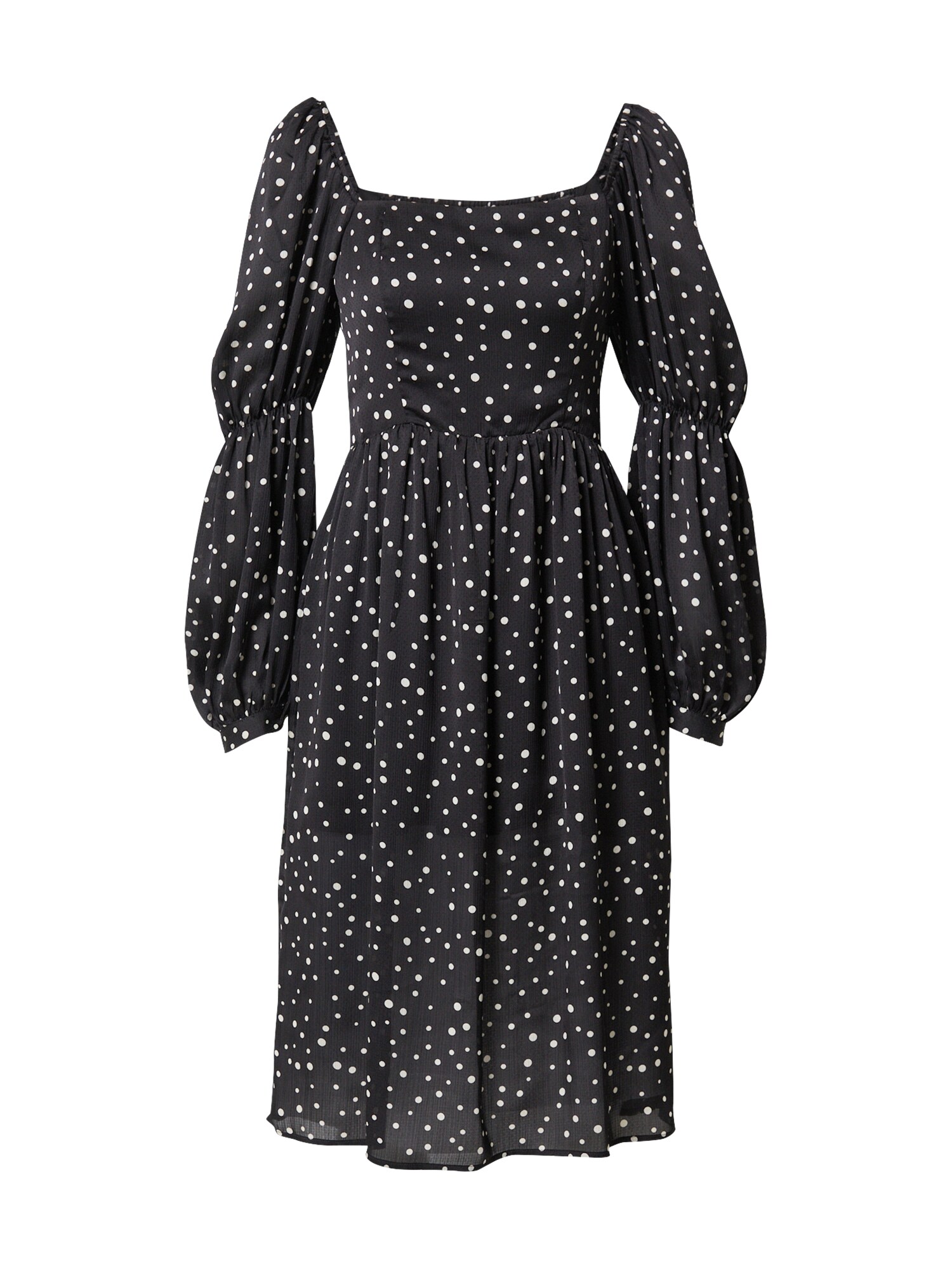 Traffic People Rochie Raindrops  negru / alb