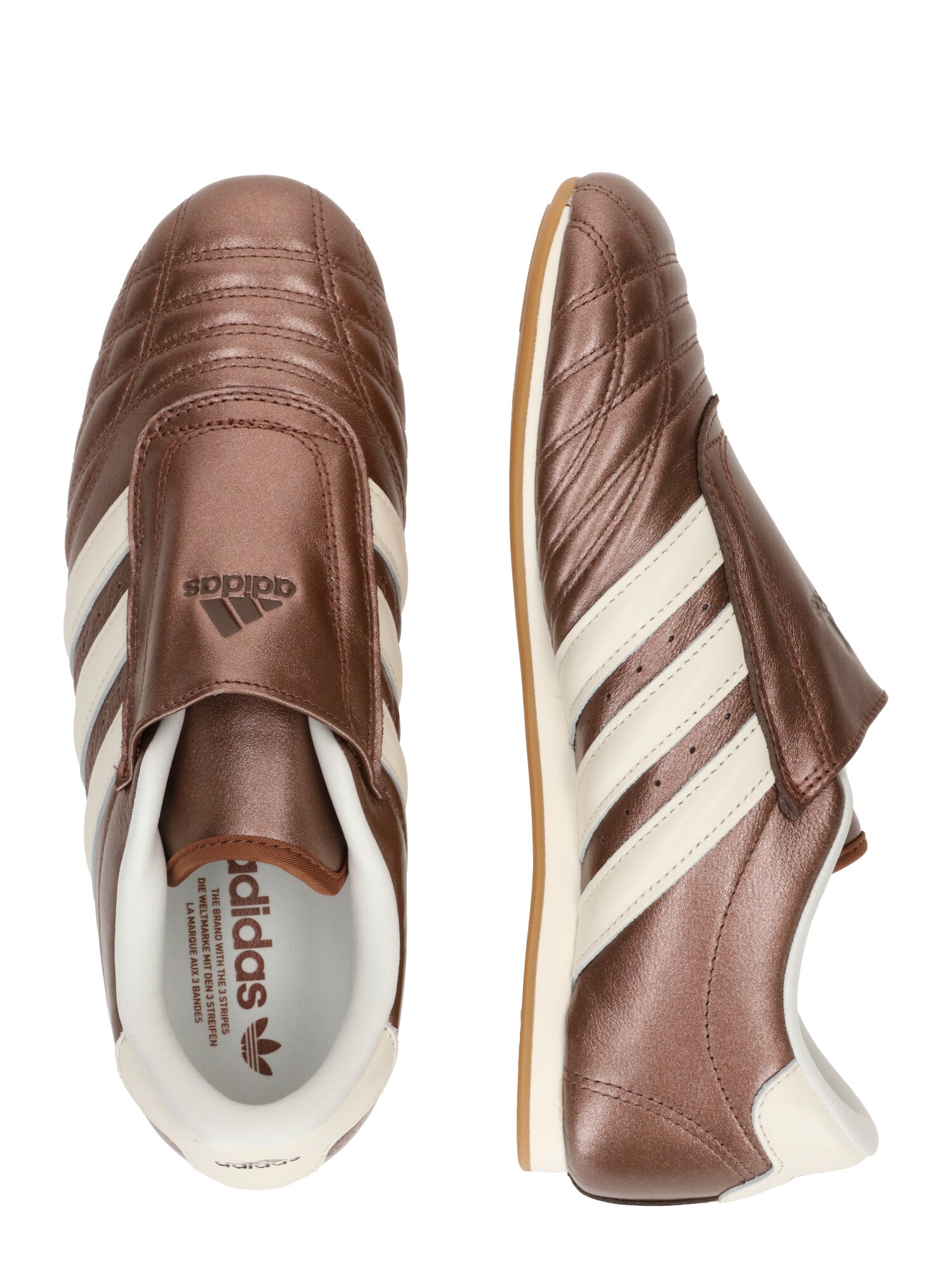 ADIDAS ORIGINALS Zapatillas sin cordones 'TAEKWONDO' marrón / blanco – imagen 3