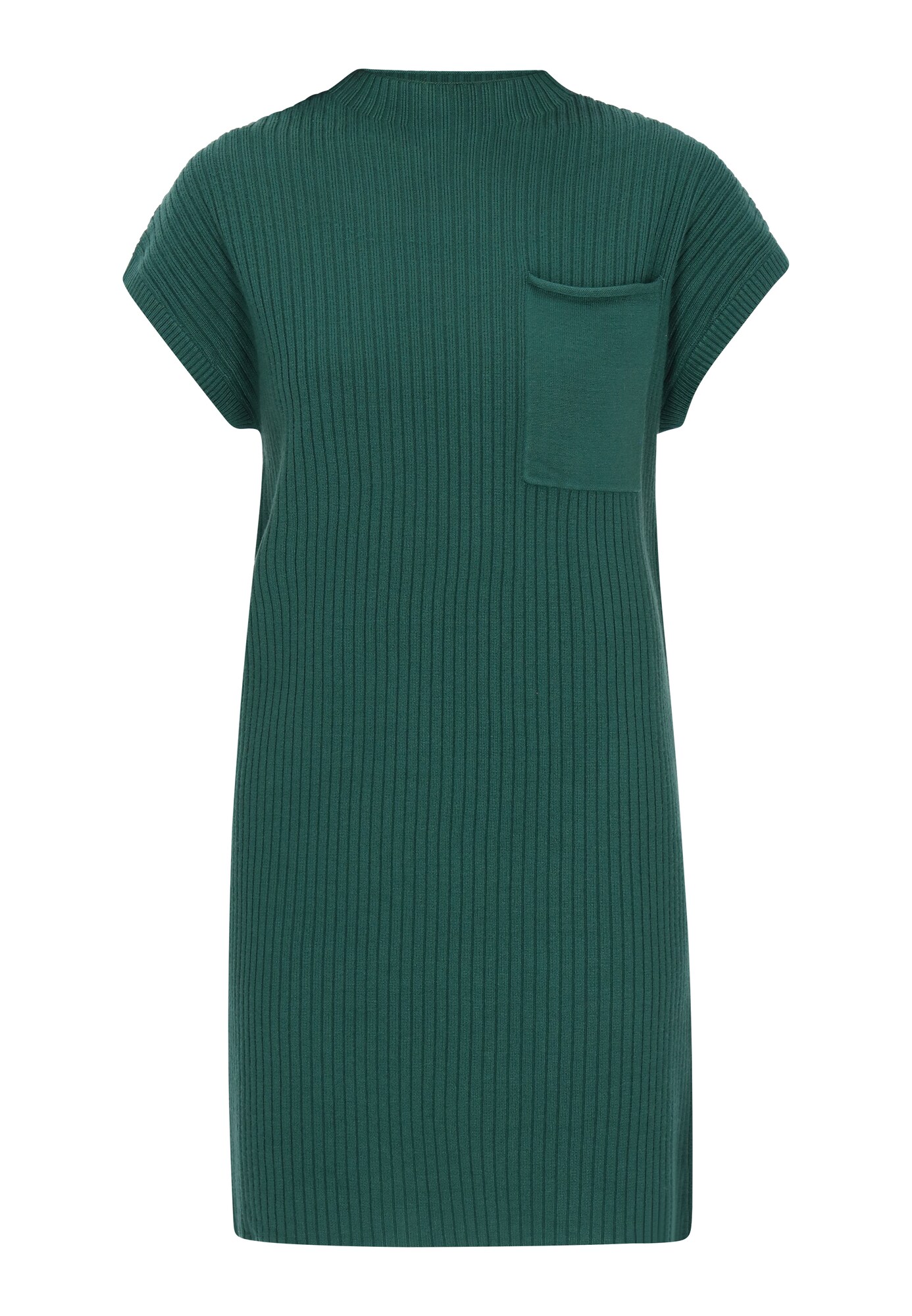 faina Rochie tricotat  verde pin