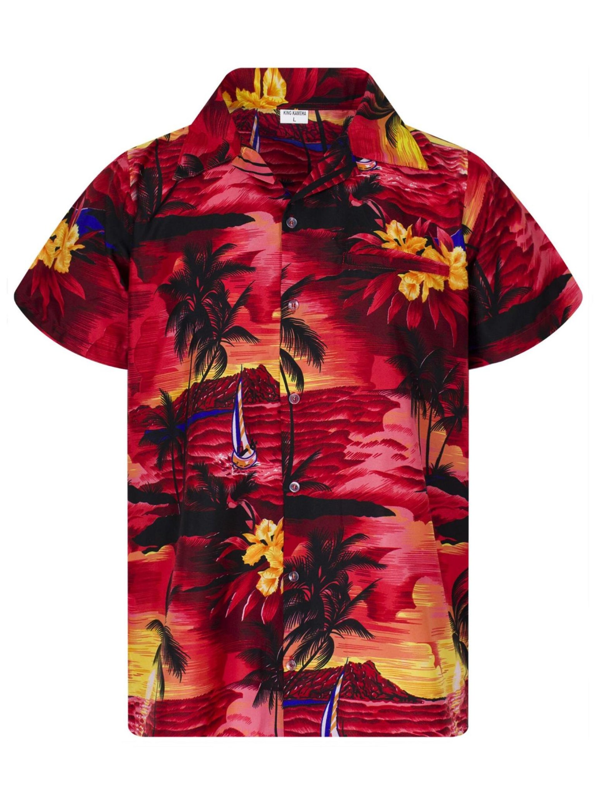 King Kameha T-shirt 'Surf' herr