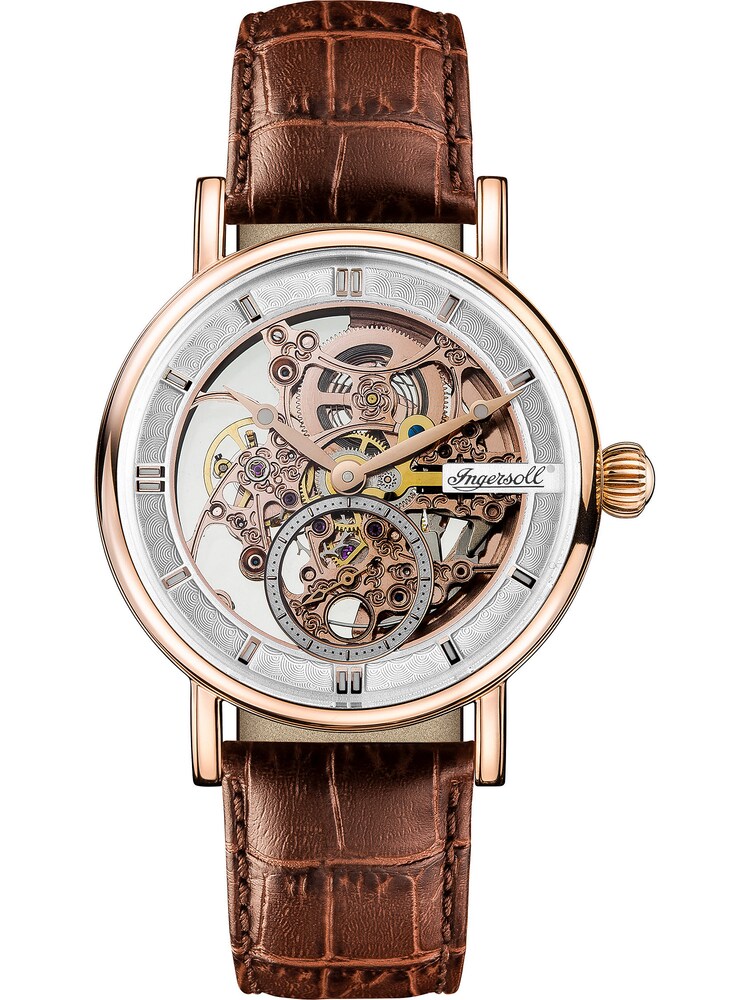 INGERSOLL Uhr 'The Herald' Herren Größe One Size braun / rosegold