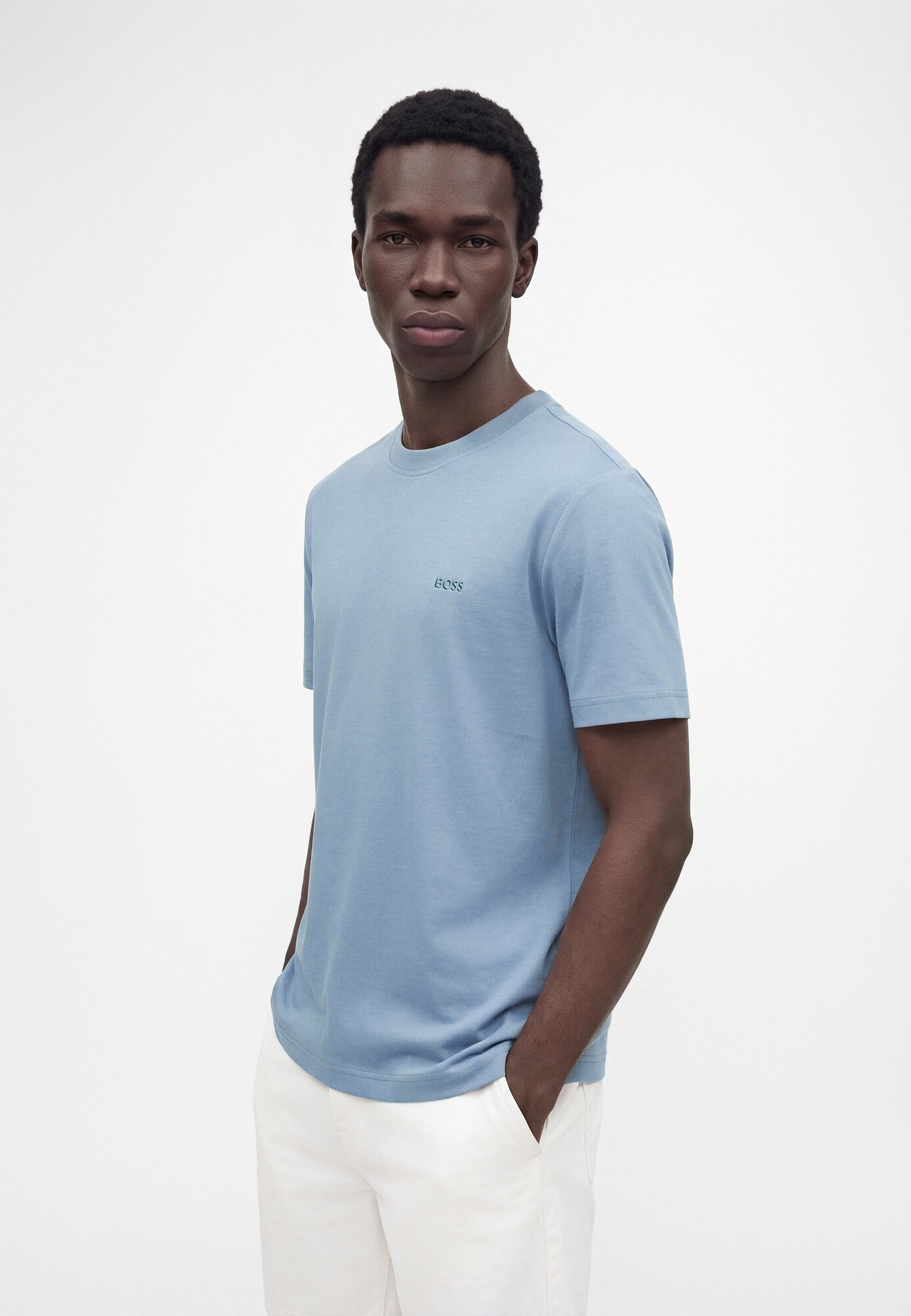 BOSS Camiseta  azul claro – imagen 4