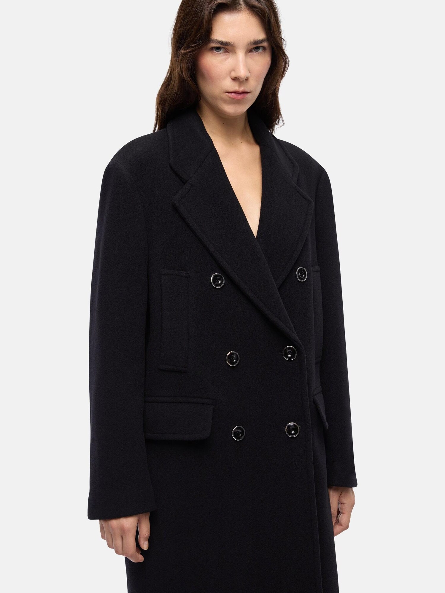 PINKO Abrigo de invierno negro – imagen 3