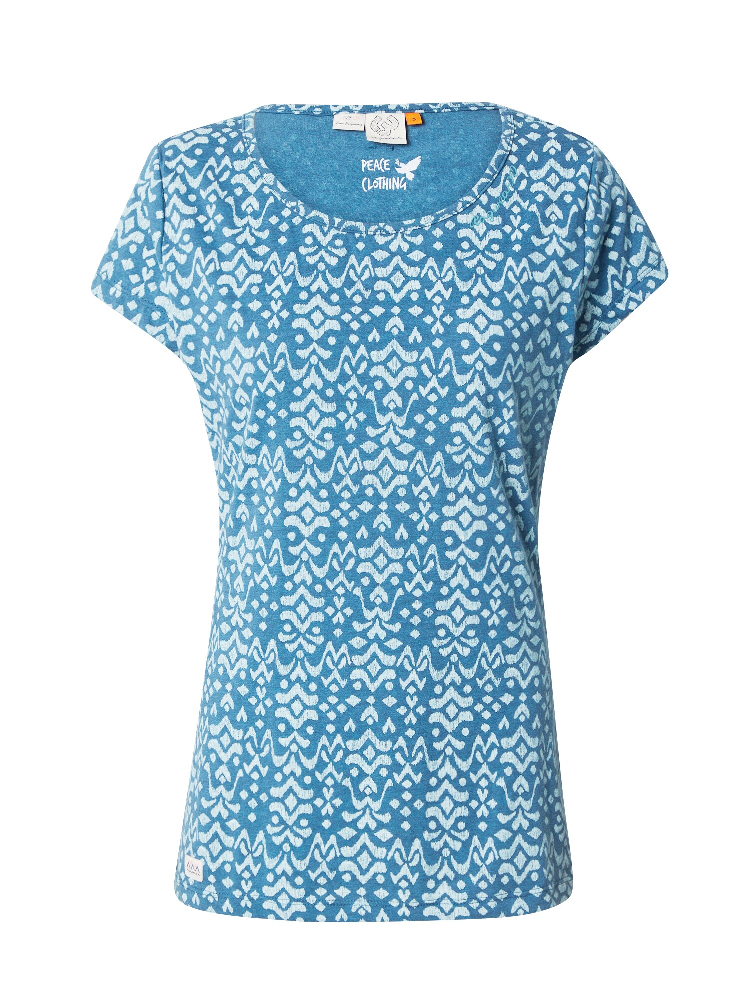 Ragwear Tričko 'MINTT IKAT'  modrá / šedobiela